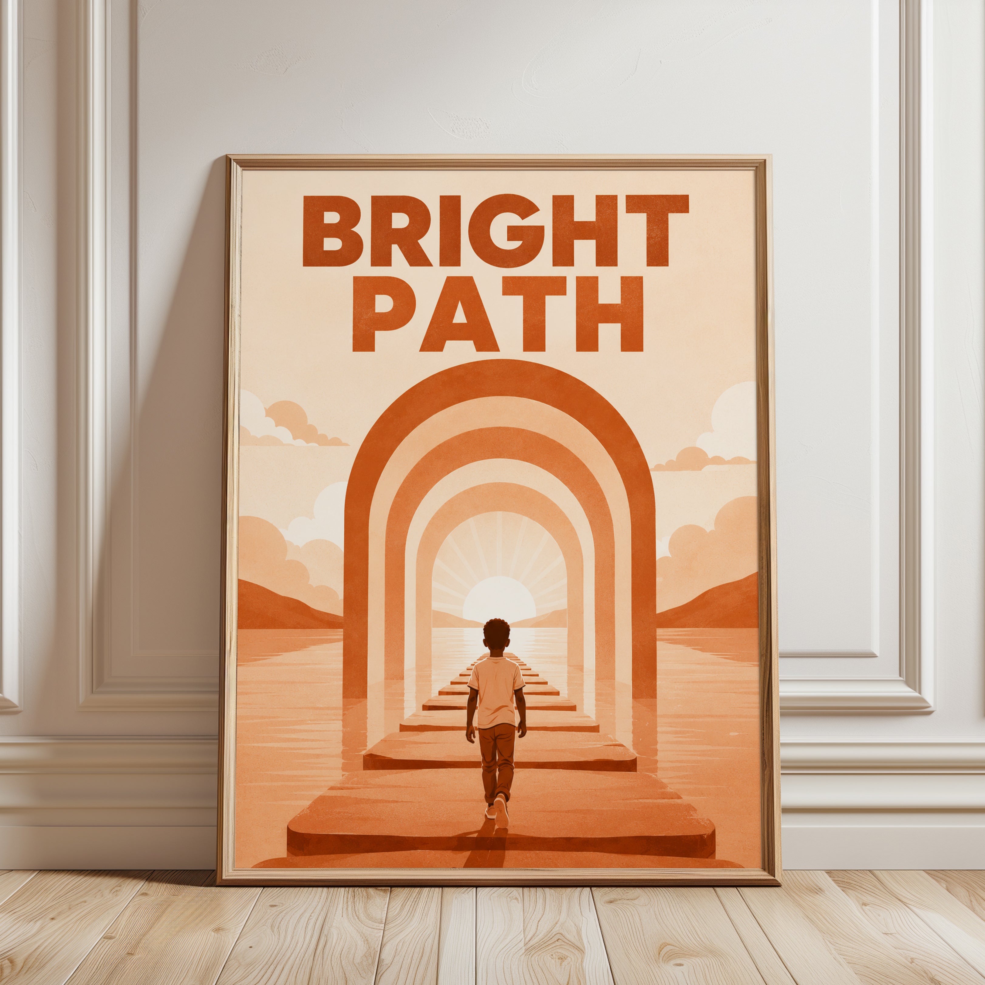 Motivational Wall Art - framed detail