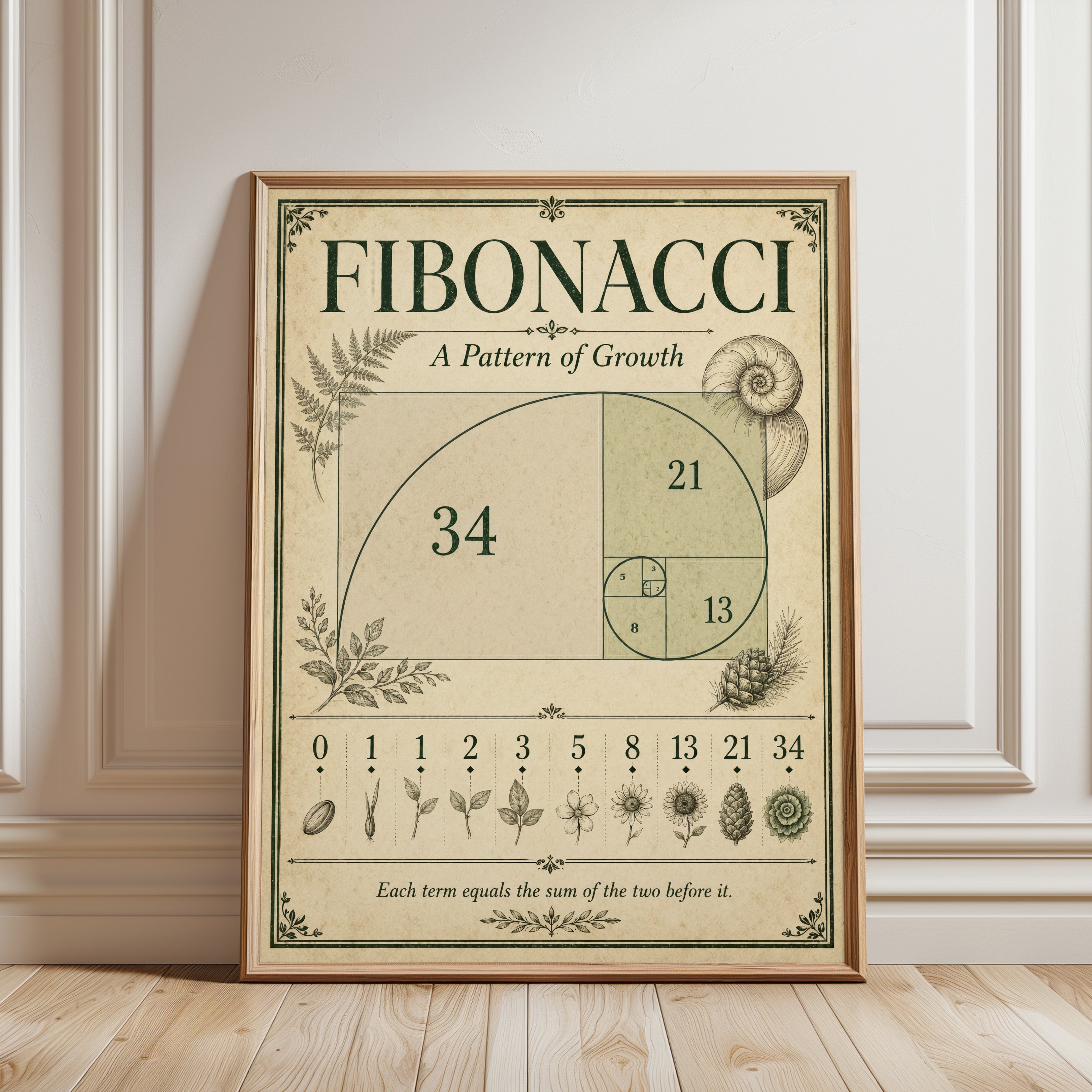 Custom Wall Art Gift - framed detail
