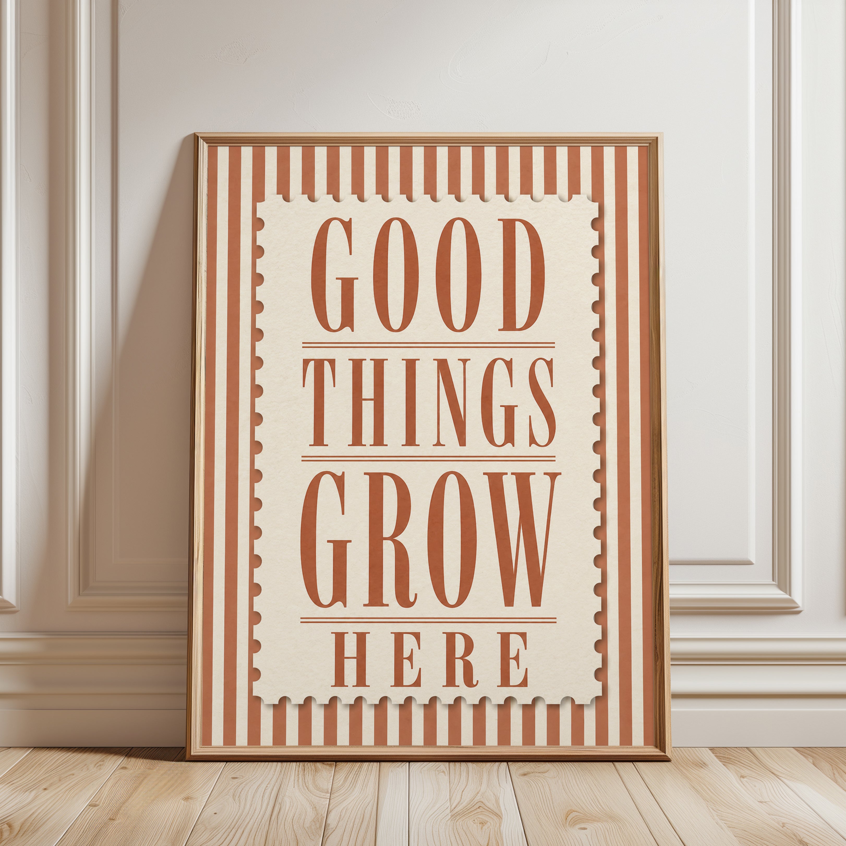 Motivational Wall Art - framed detail
