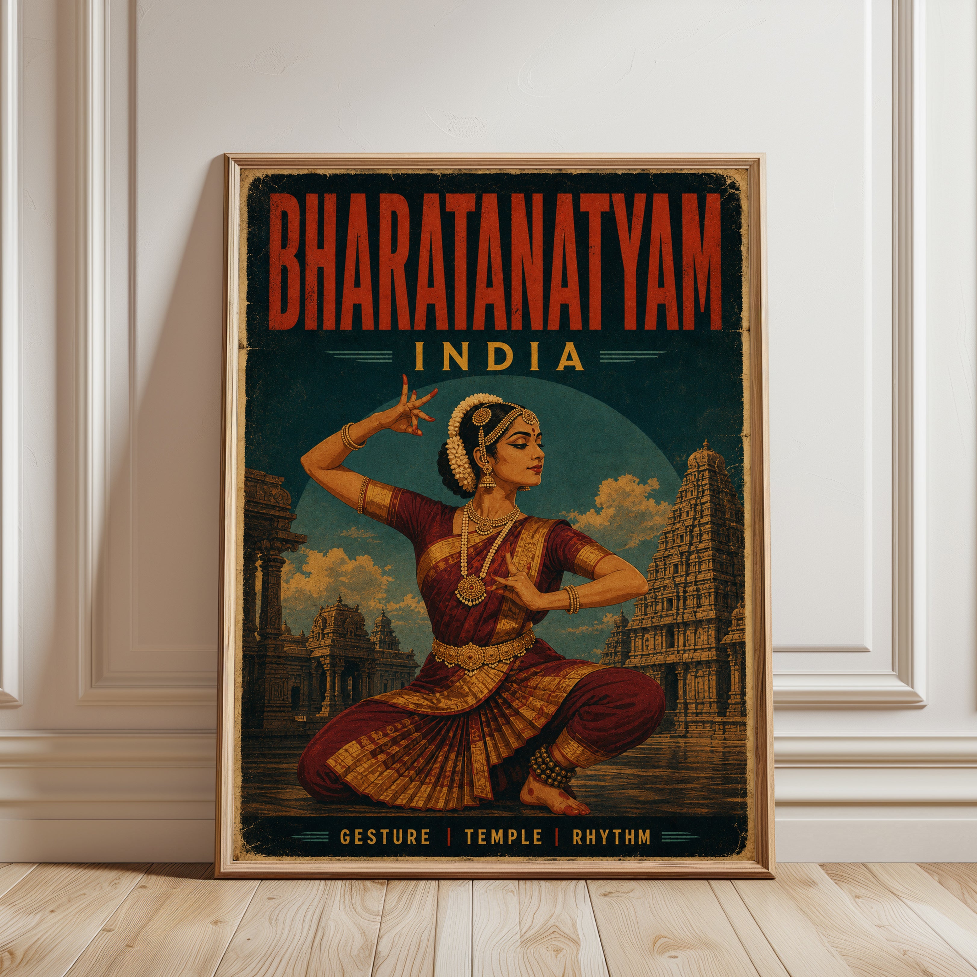 Vintage Wall Decor - framed detail