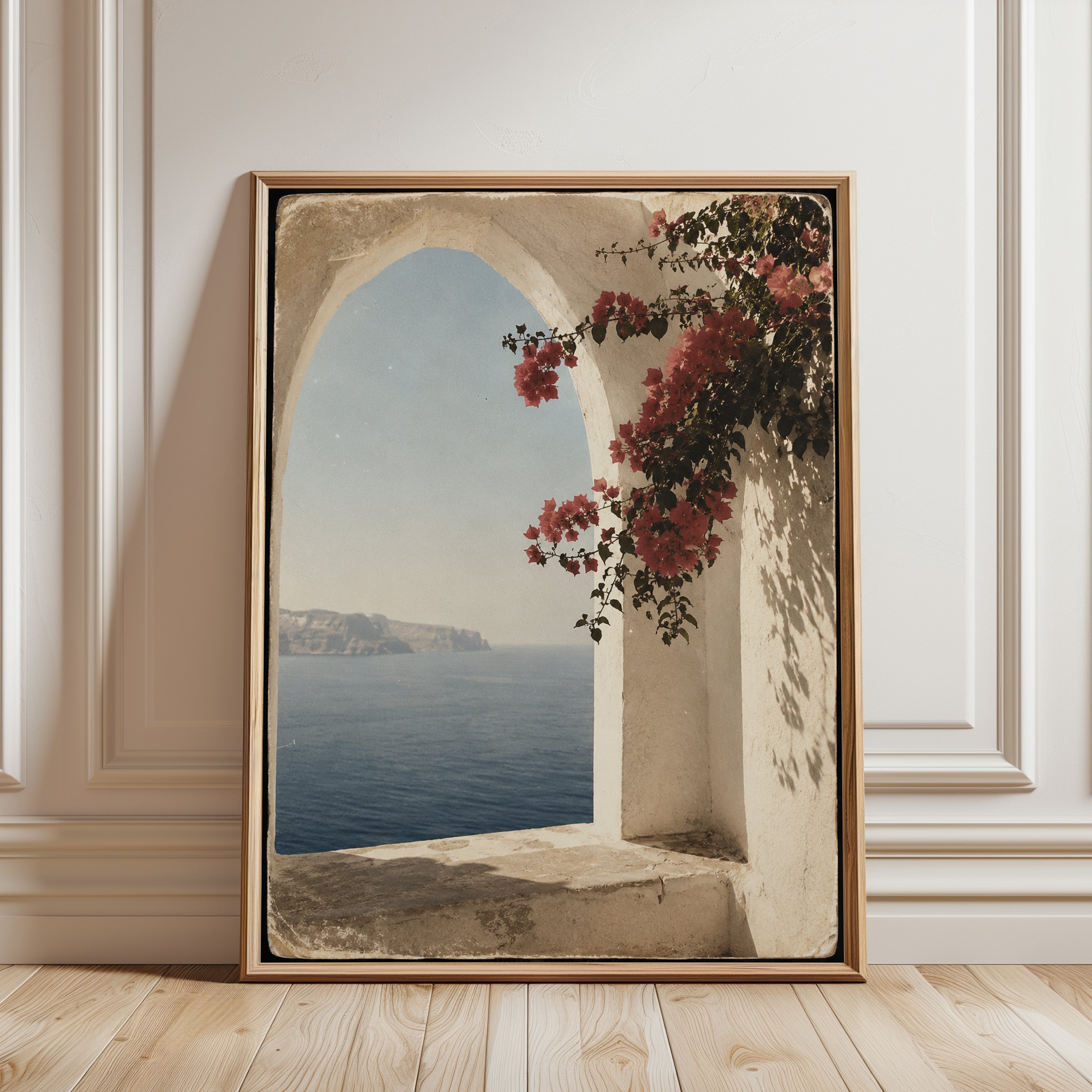 Greek Archway Wall Art - framed detail