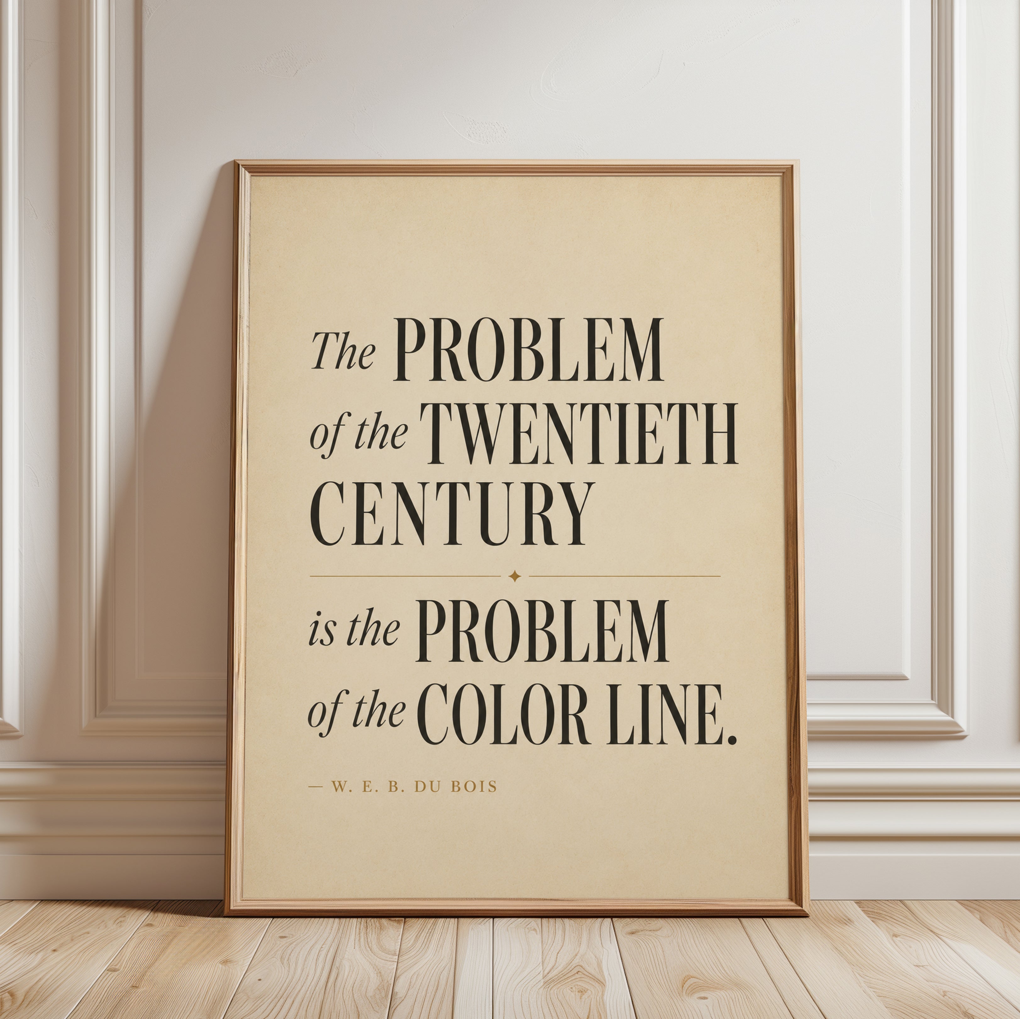 Civil Rights Quote Print - framed detail