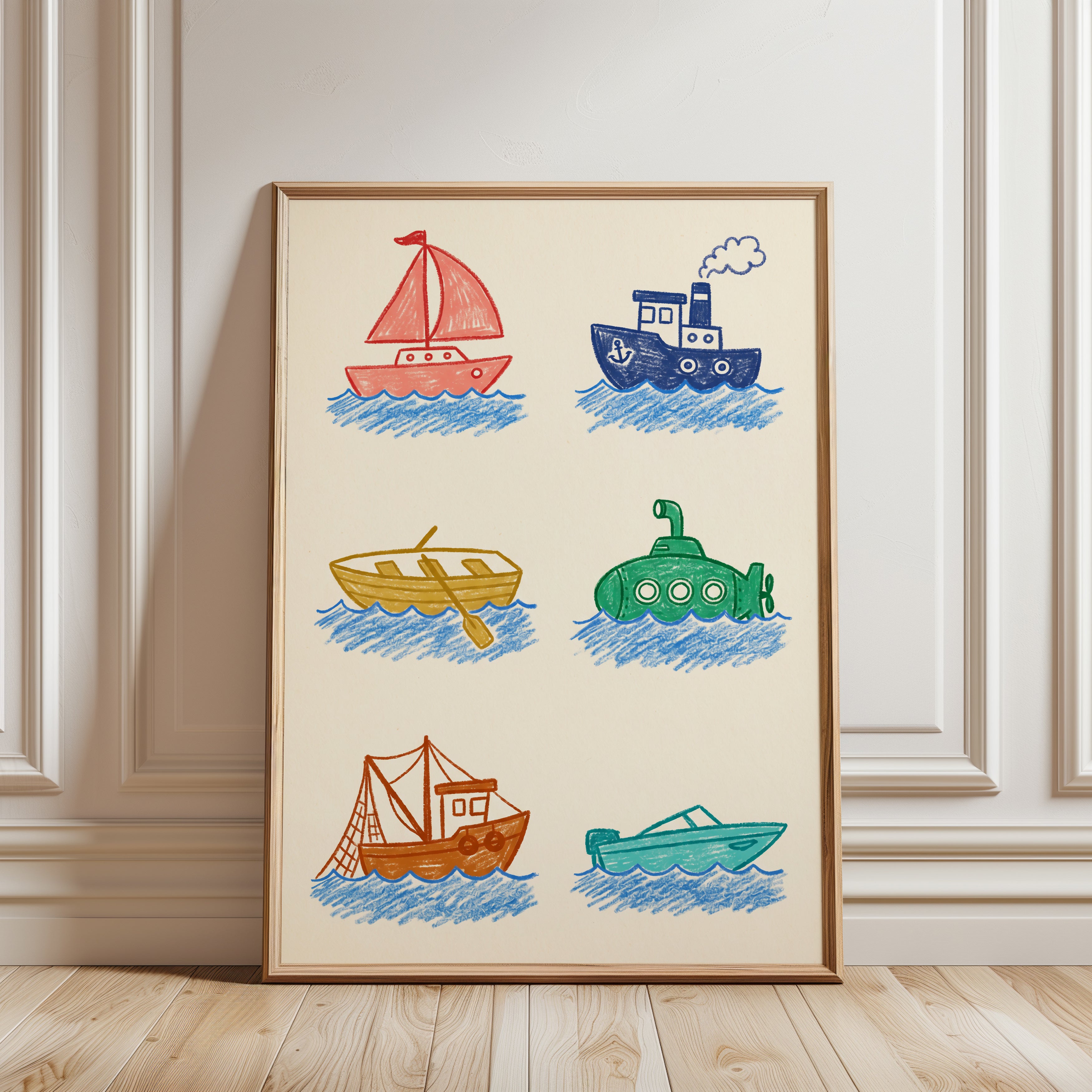 Playroom Prints - framed detail