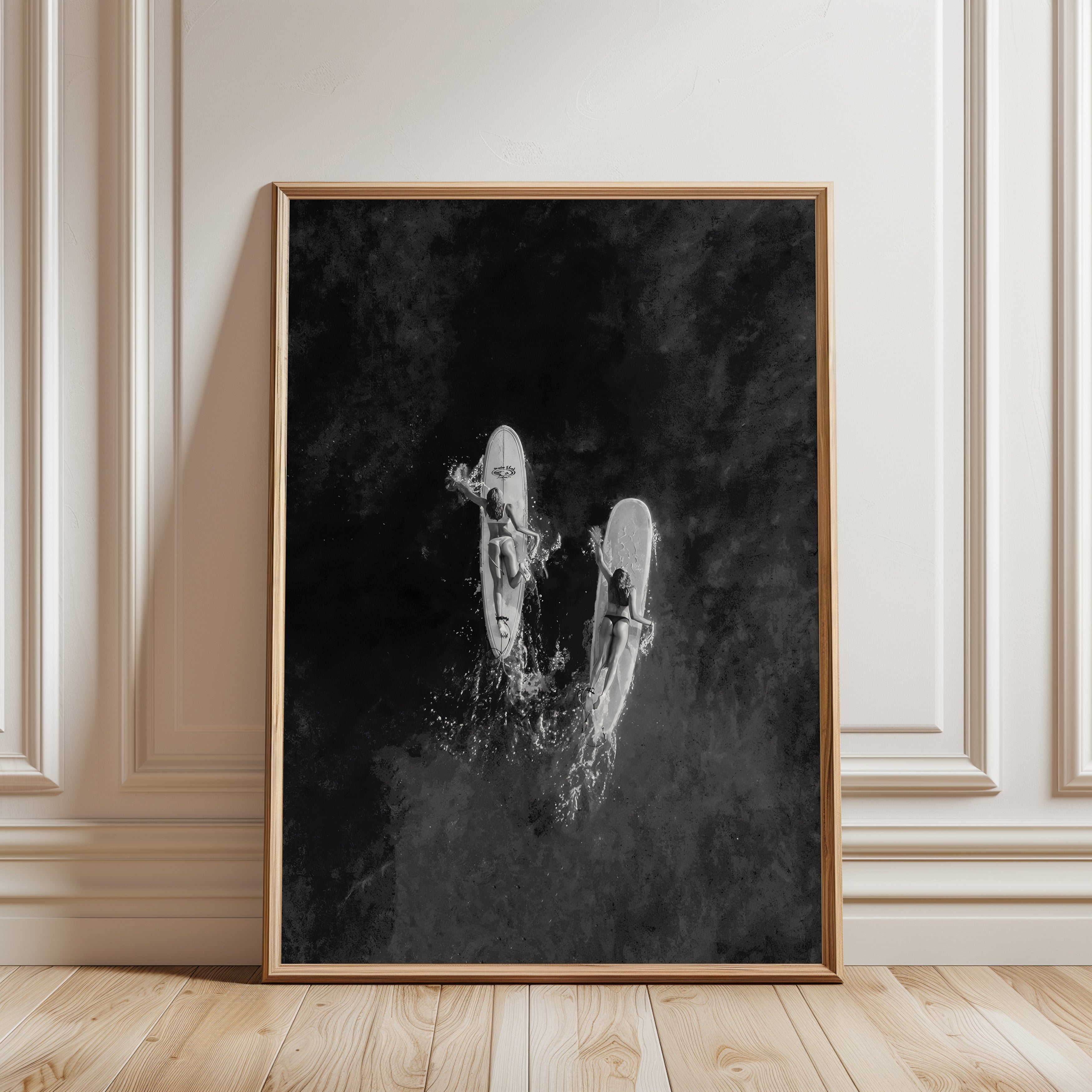 Surf Photography Print - framed detail