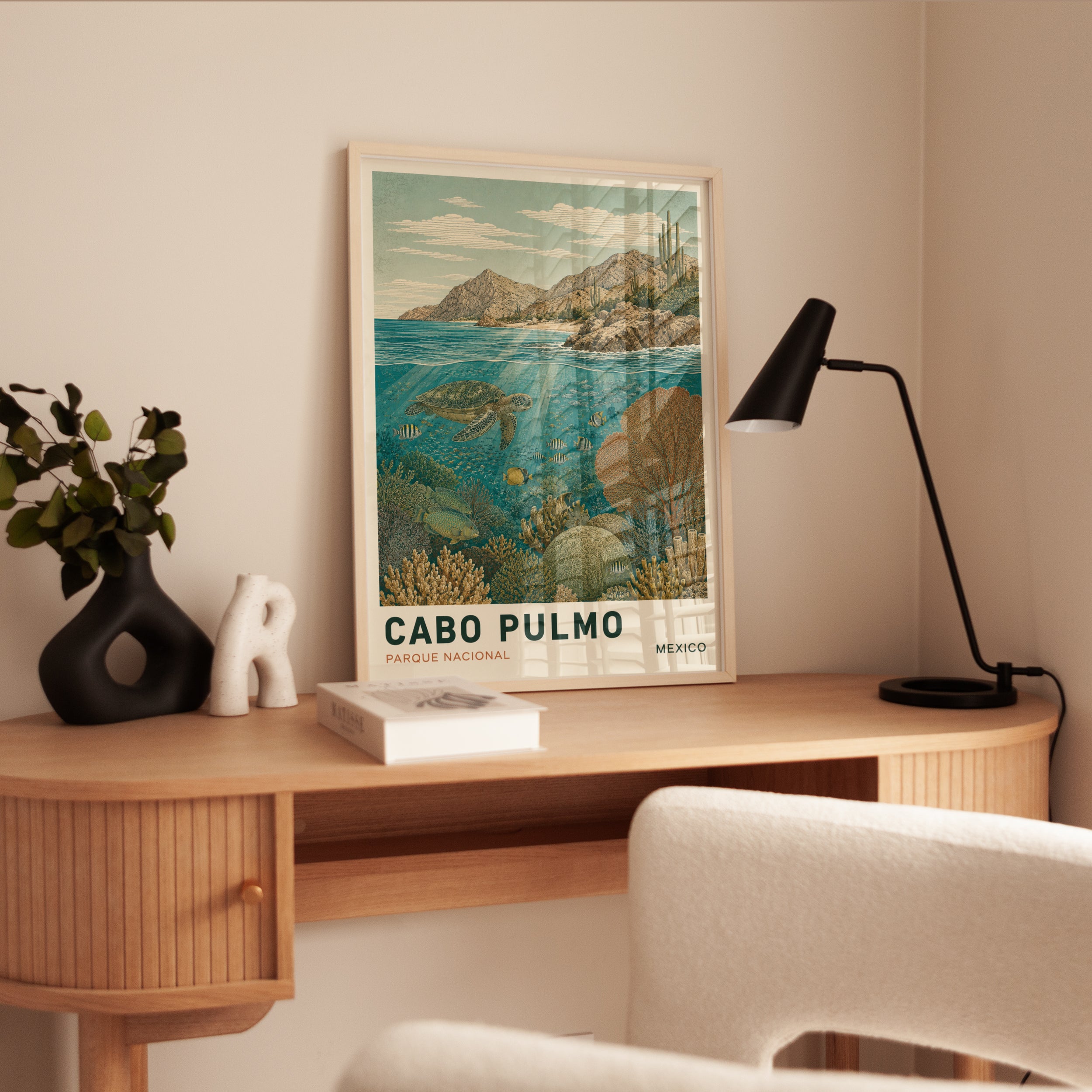 Cabo Pulmo Poster – Mexico Travel Print - interior