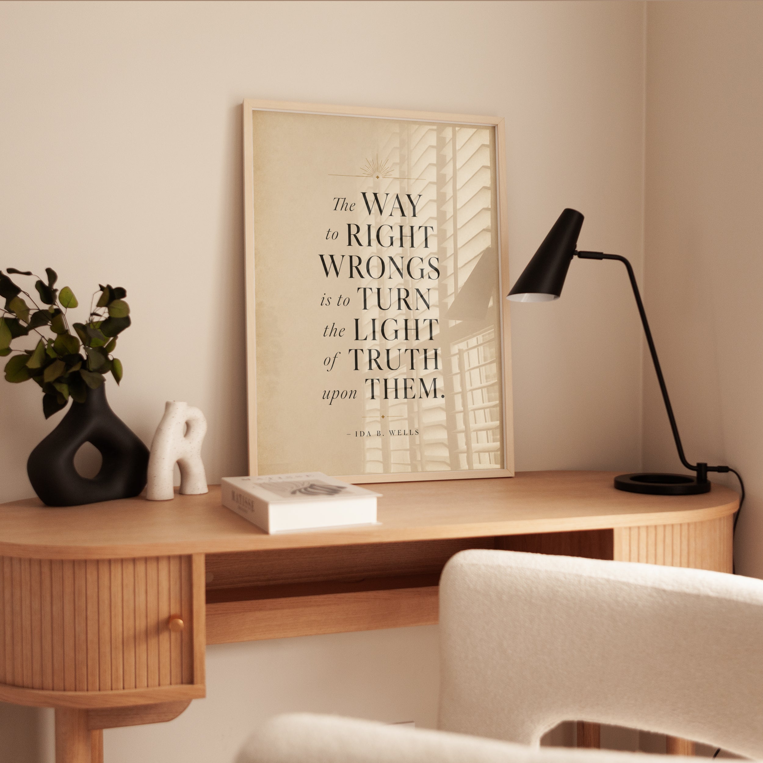 Motivational Quote Print – Inspirational Wall Art - interior