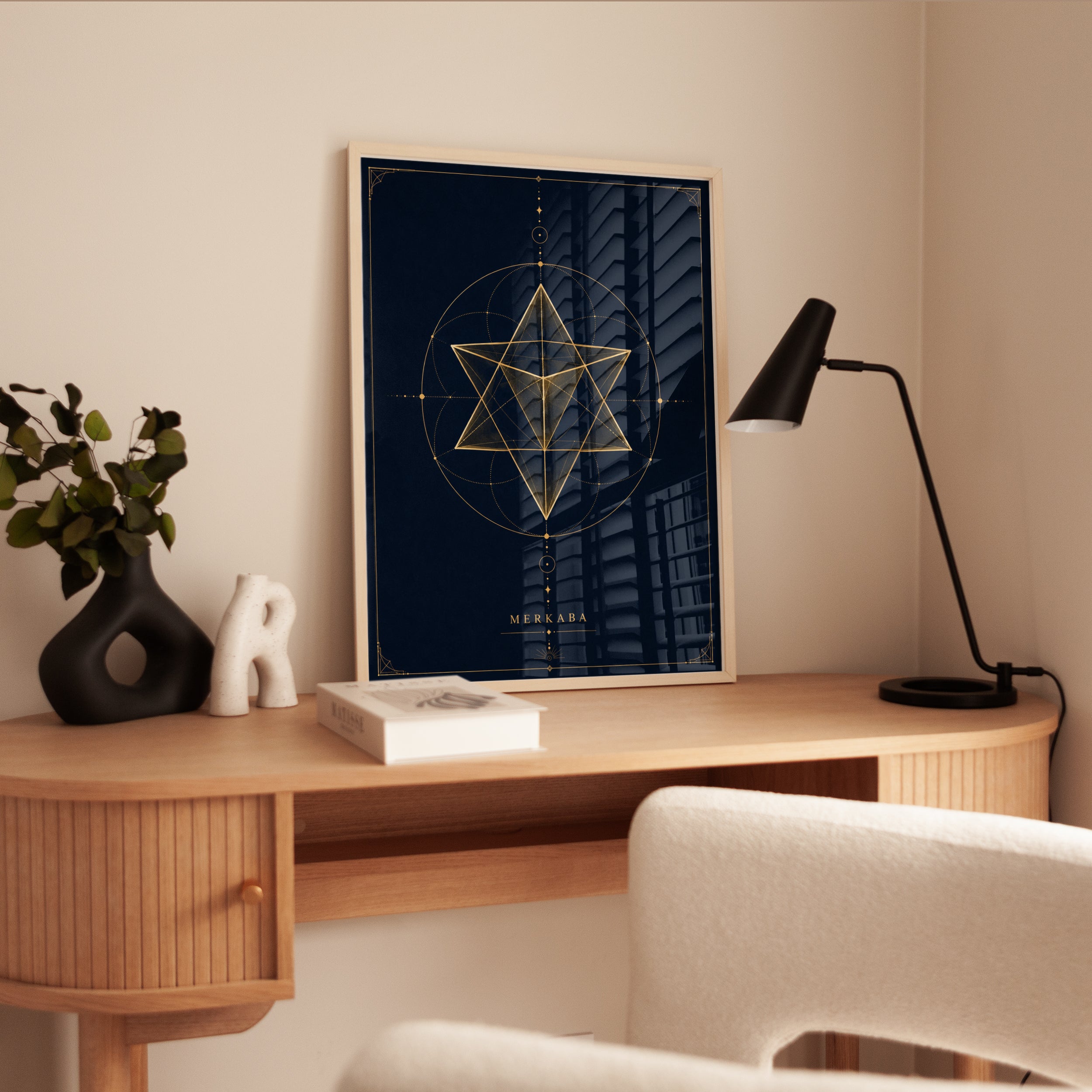 Merkaba Star Wall Art - interior