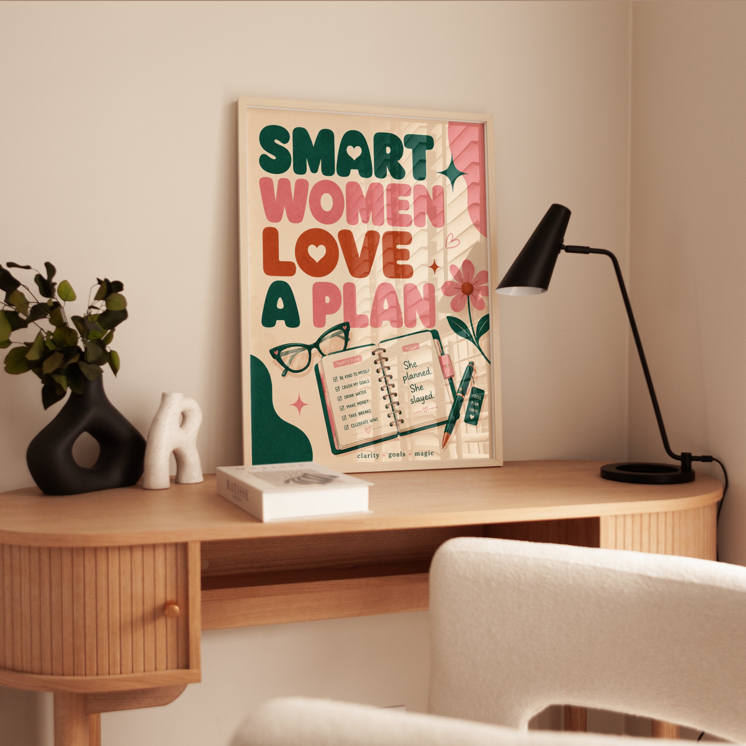 Empowerment Wall Decor: Retro Typography - interior
