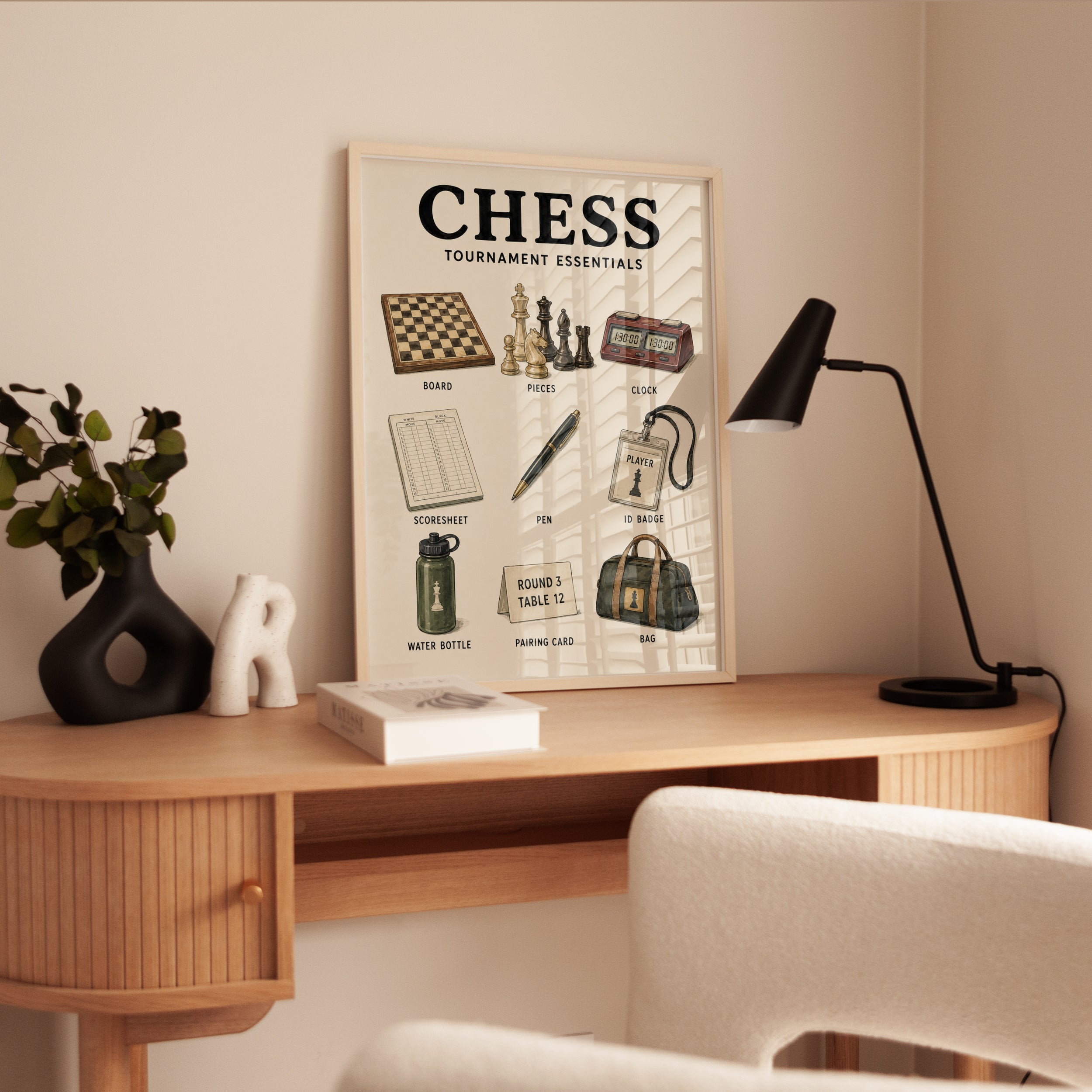 Chess Tournament Print — Illustrated Essentials Guide - interior