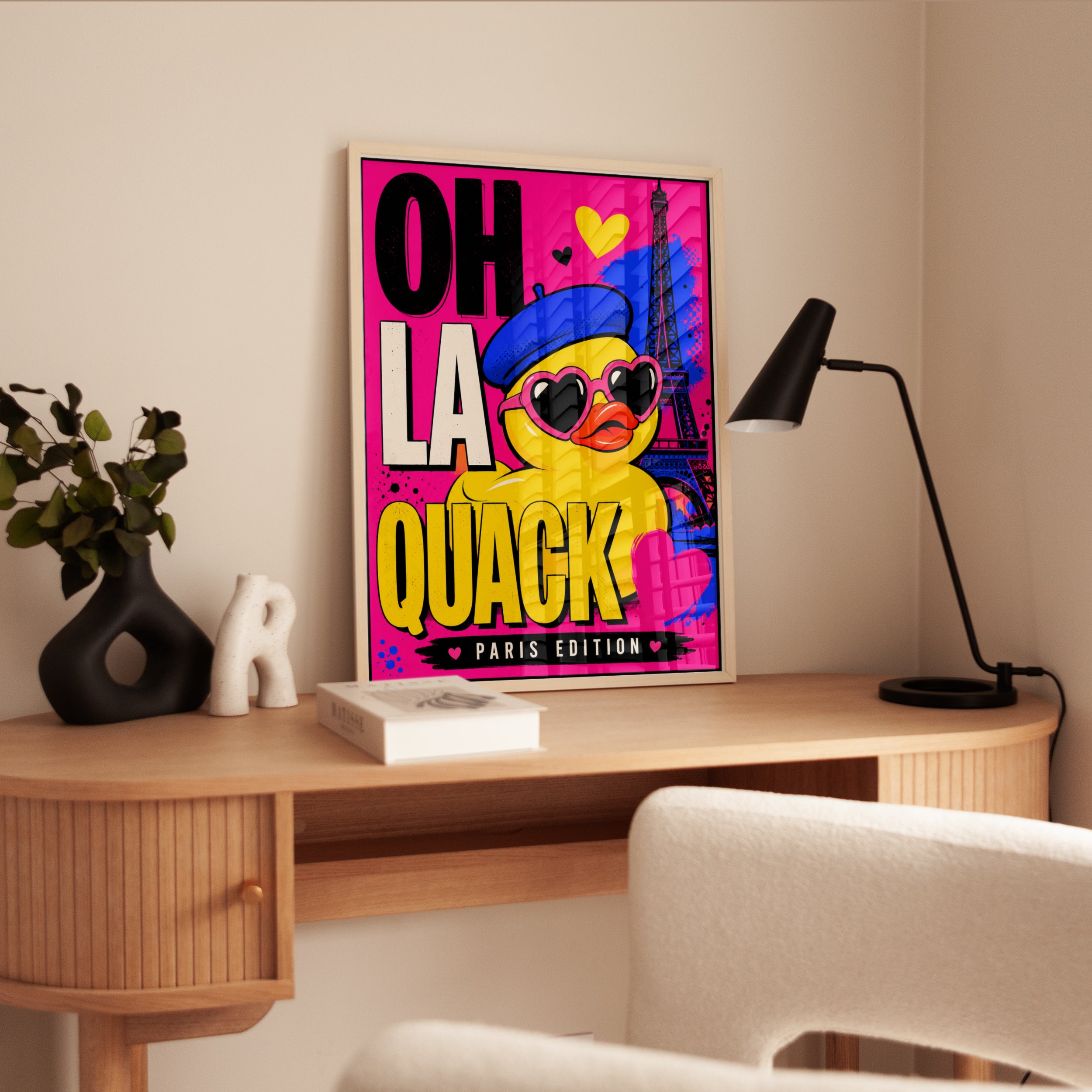 Pop Art Poster – Paris Wall Art - interior