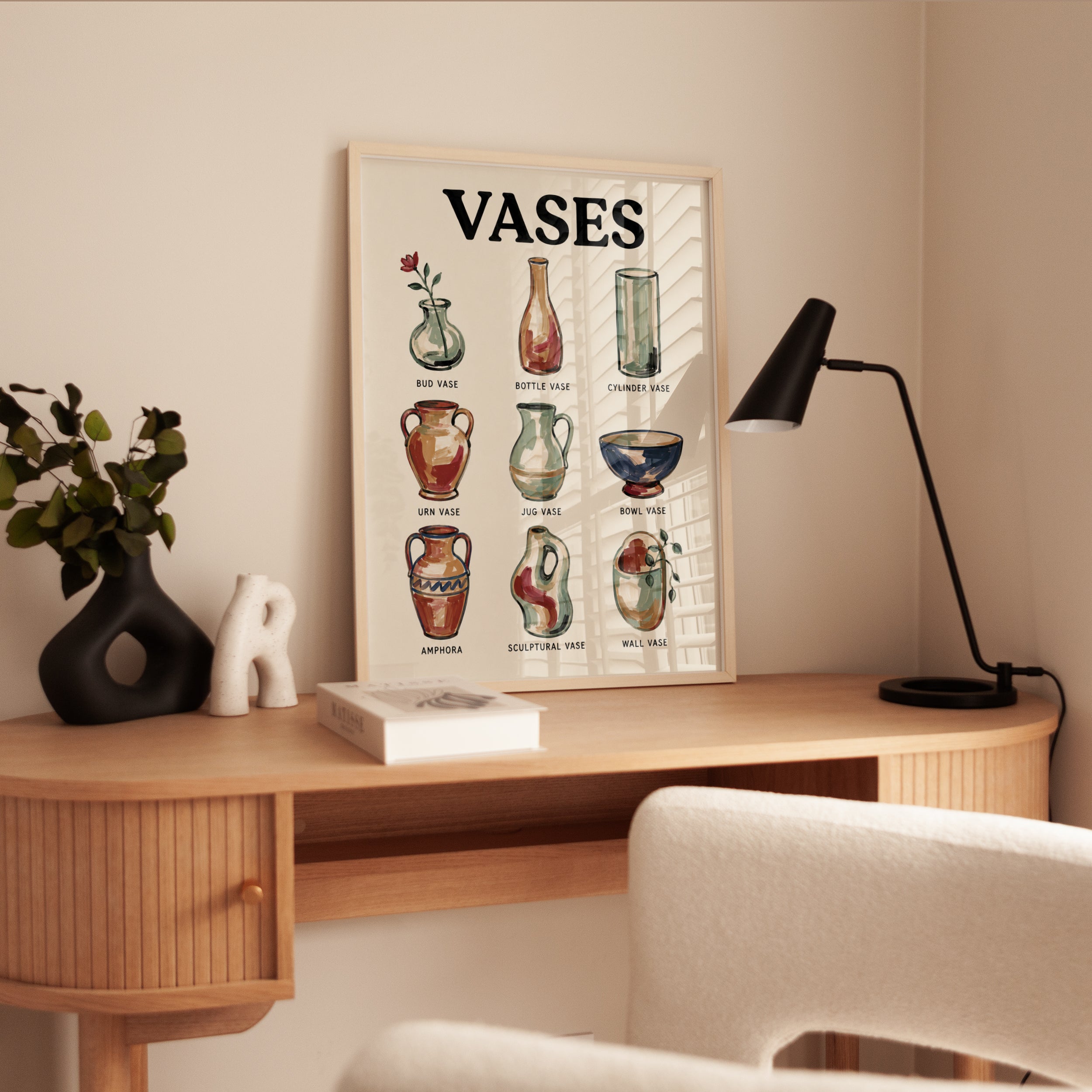 Vases Wall Art – Kitchen Decor - interior