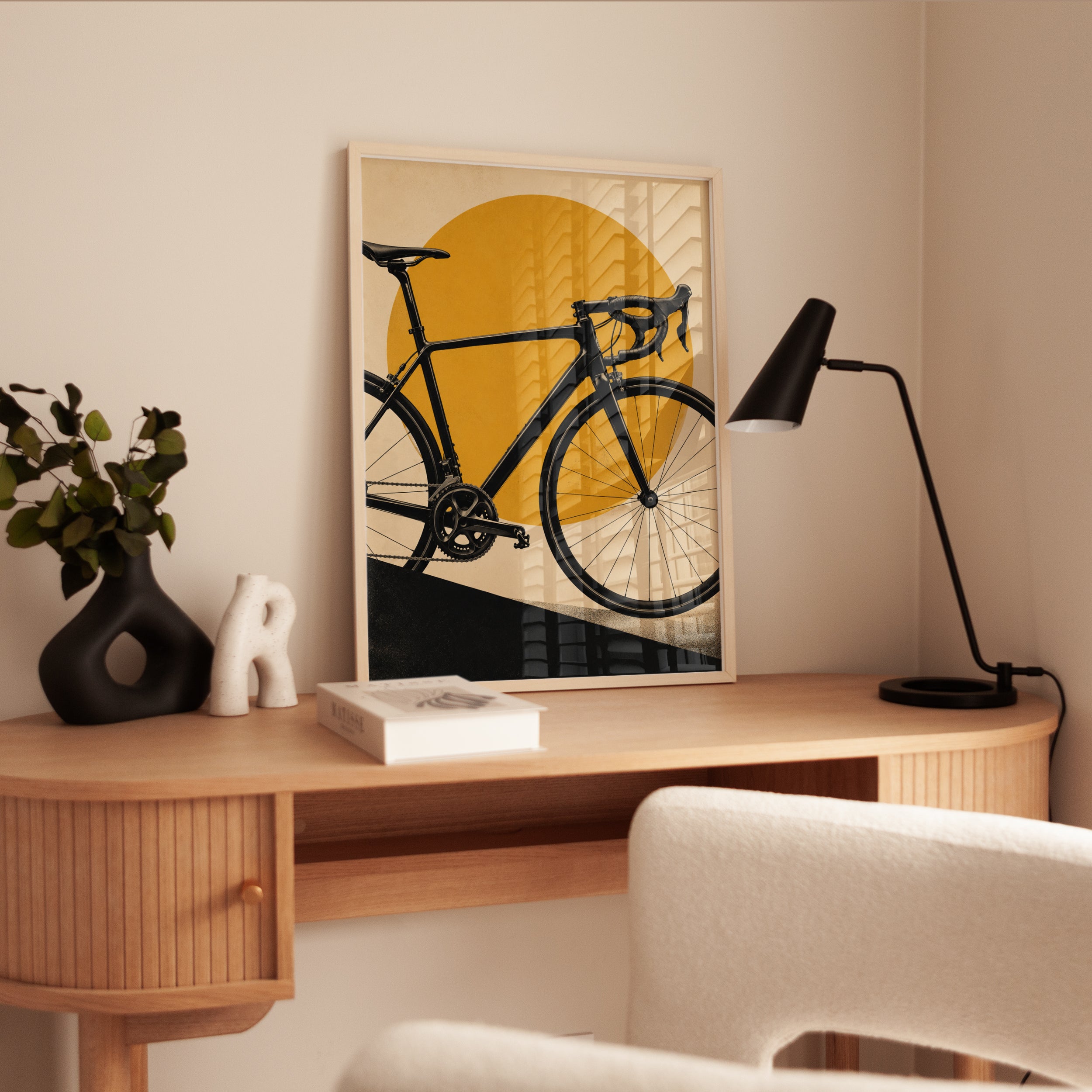 Bicycle Wall Art – Cycling Print - interior