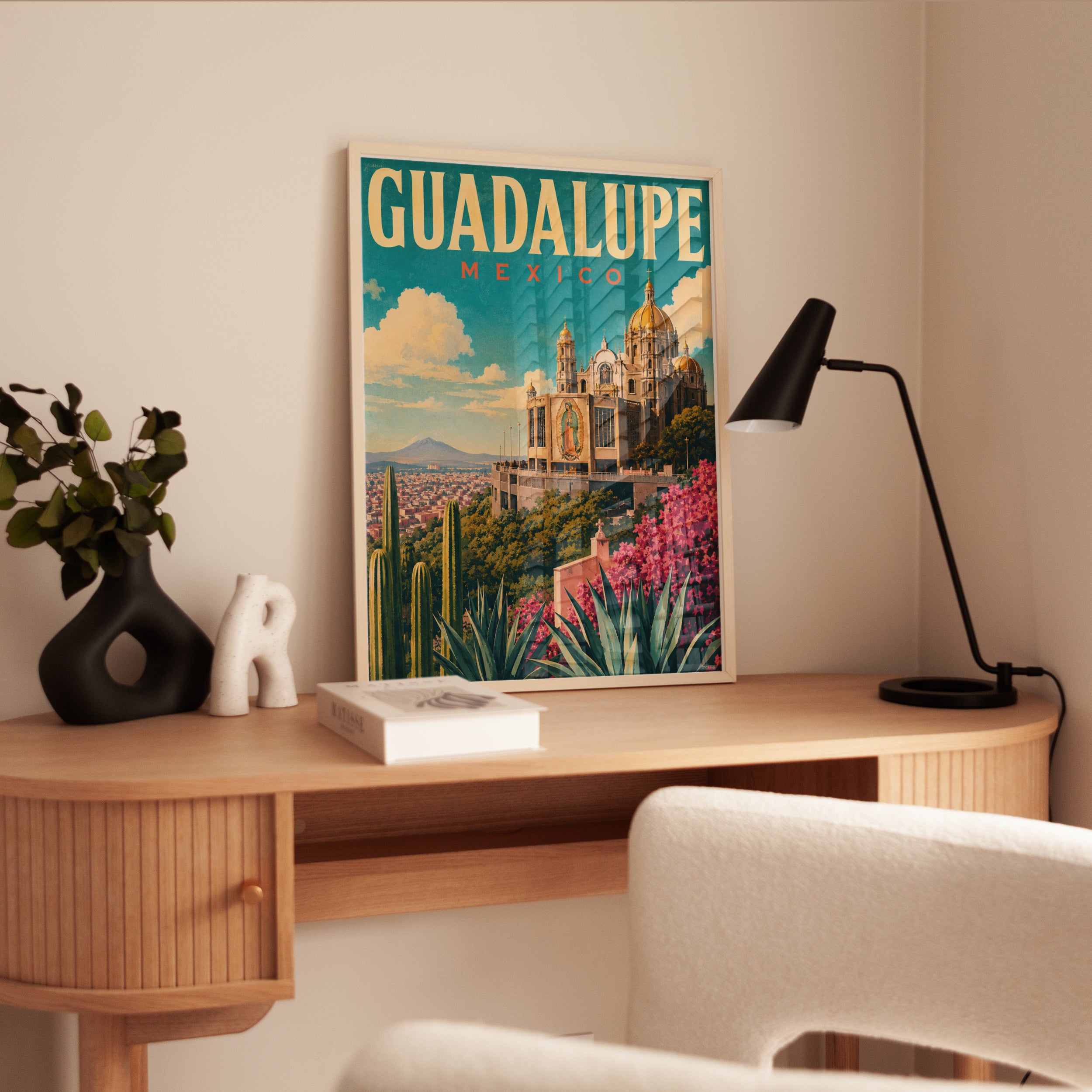 Guadalupe Mexico Poster – Vintage Travel Print - interior