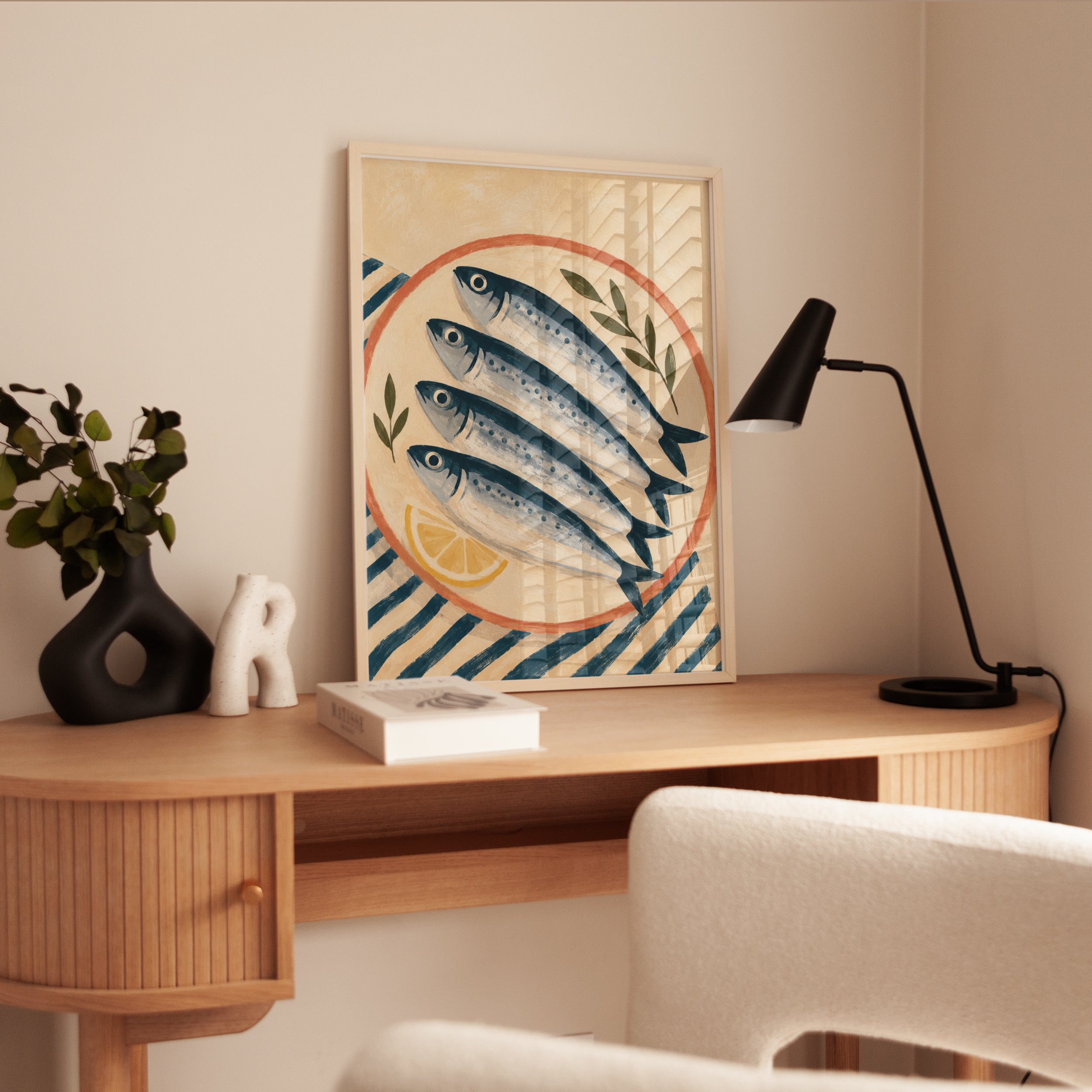 Fish Wall Art – Kitchen Coastal Decor - interior