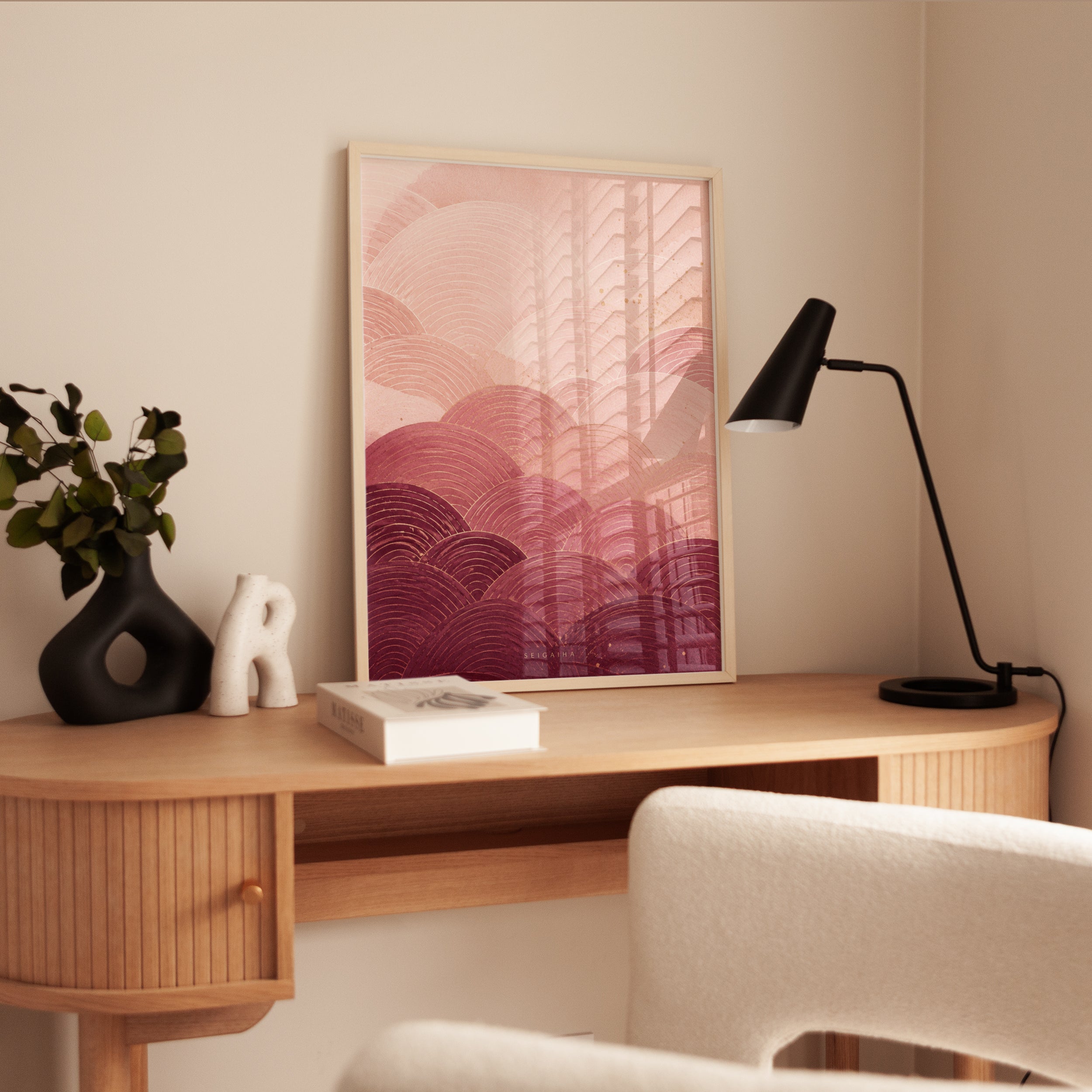 Japanese Wave Art Print - interior