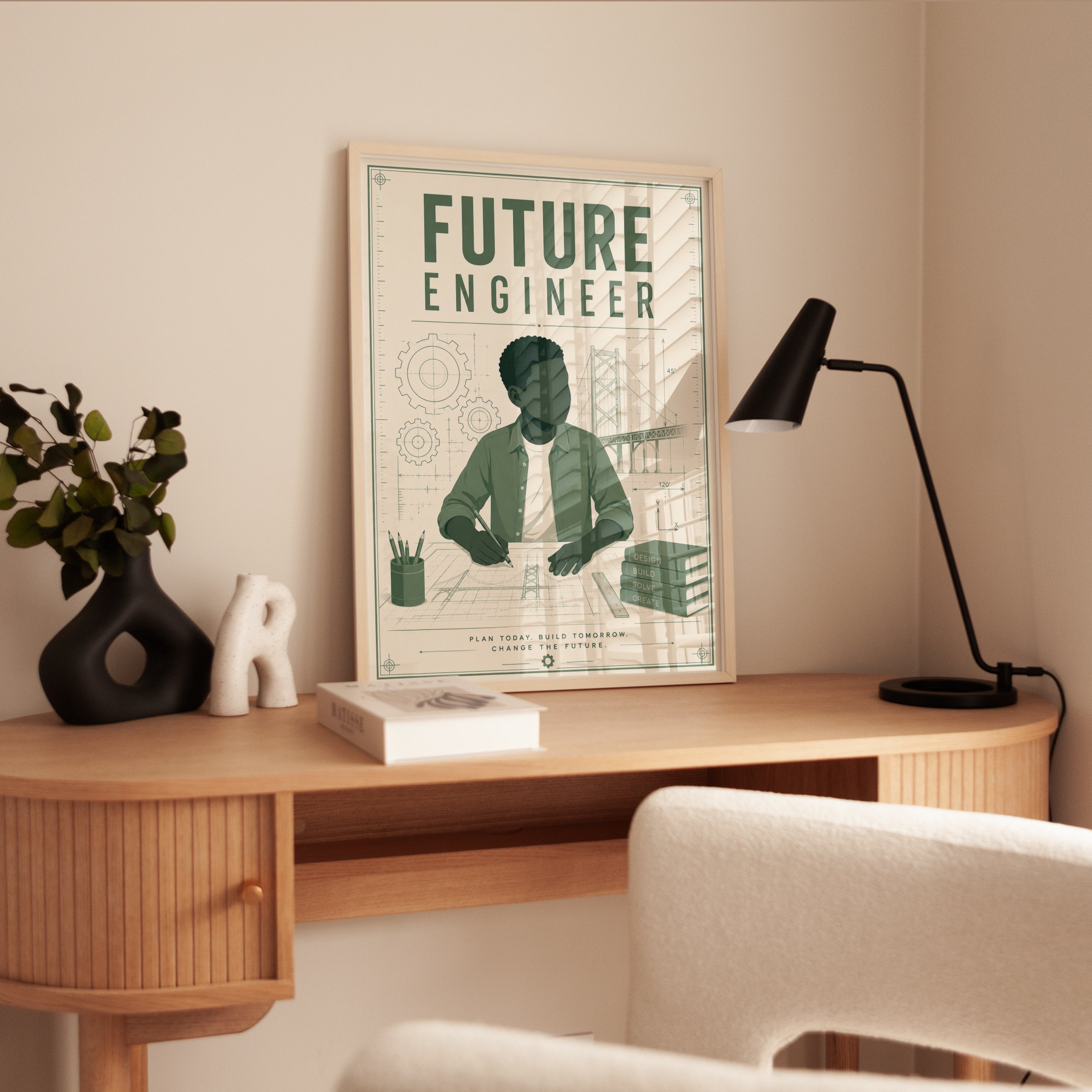 Engineer Wall Art – Future Engineer Print - interior