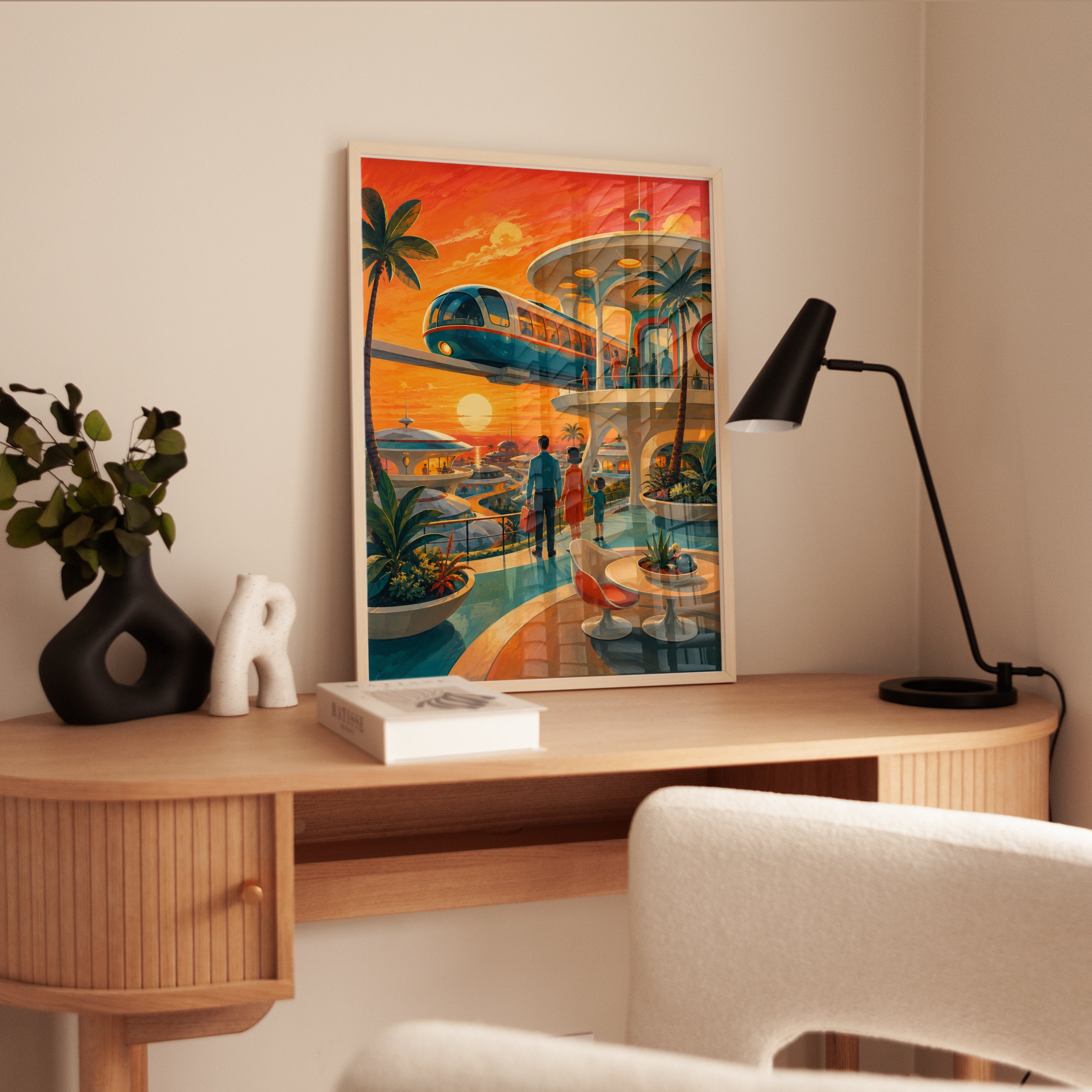 Retro Futuristic Poster - interior