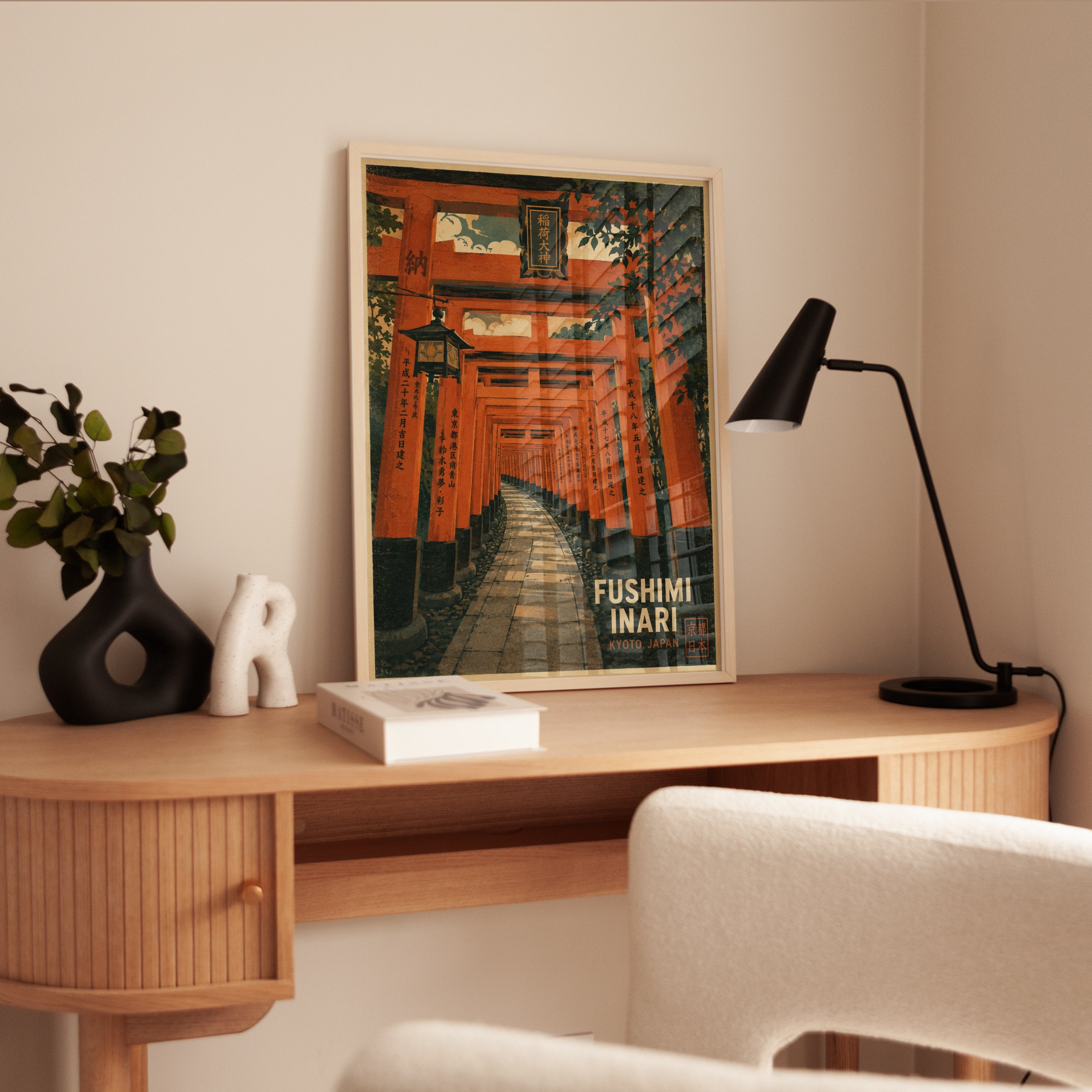 Fushimi Inari Poster – Kyoto Japan Wall Art - interior