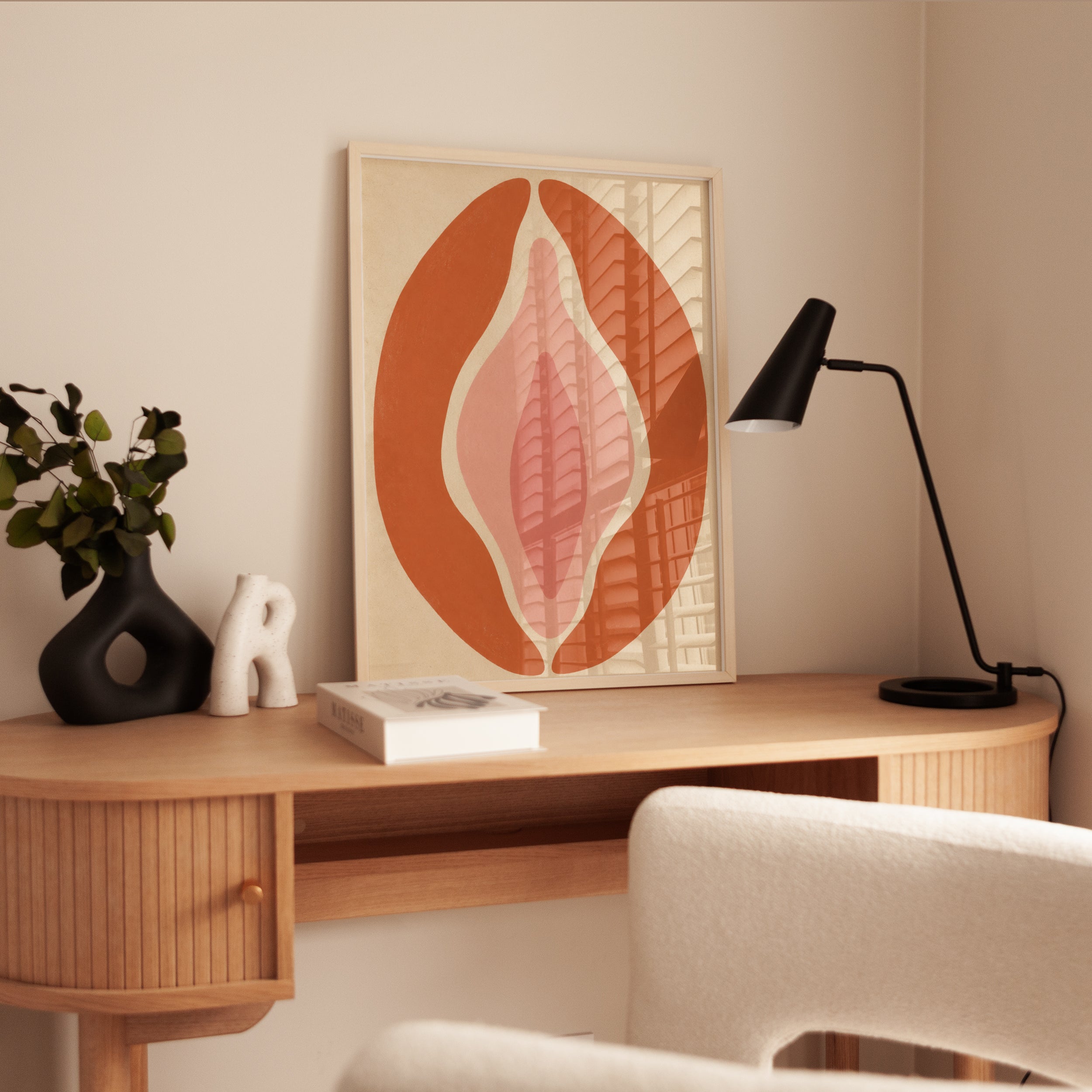 Minimalist Abstract Print - interior