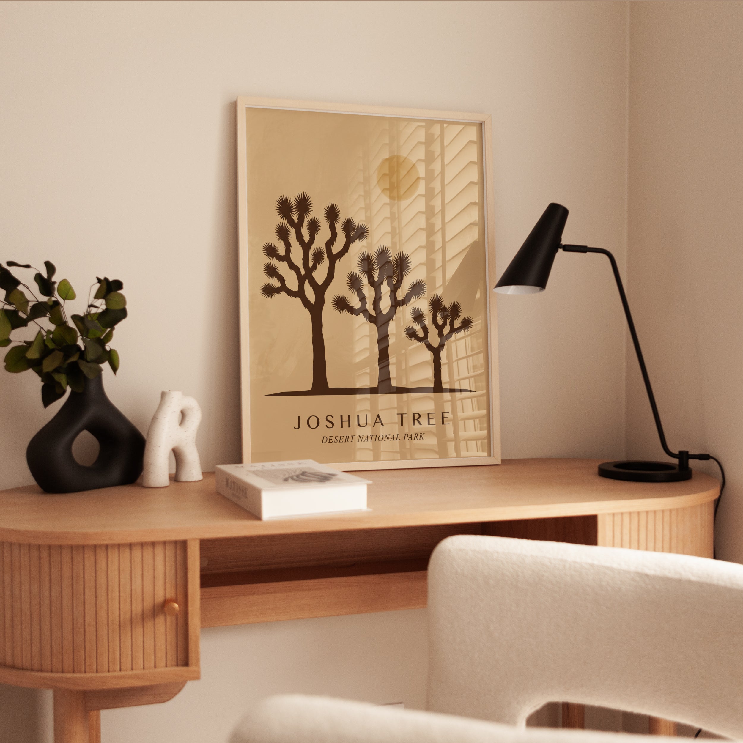 Joshua Tree National Park Poster: Minimalist Boho Art (Multiple Sizes) - interior