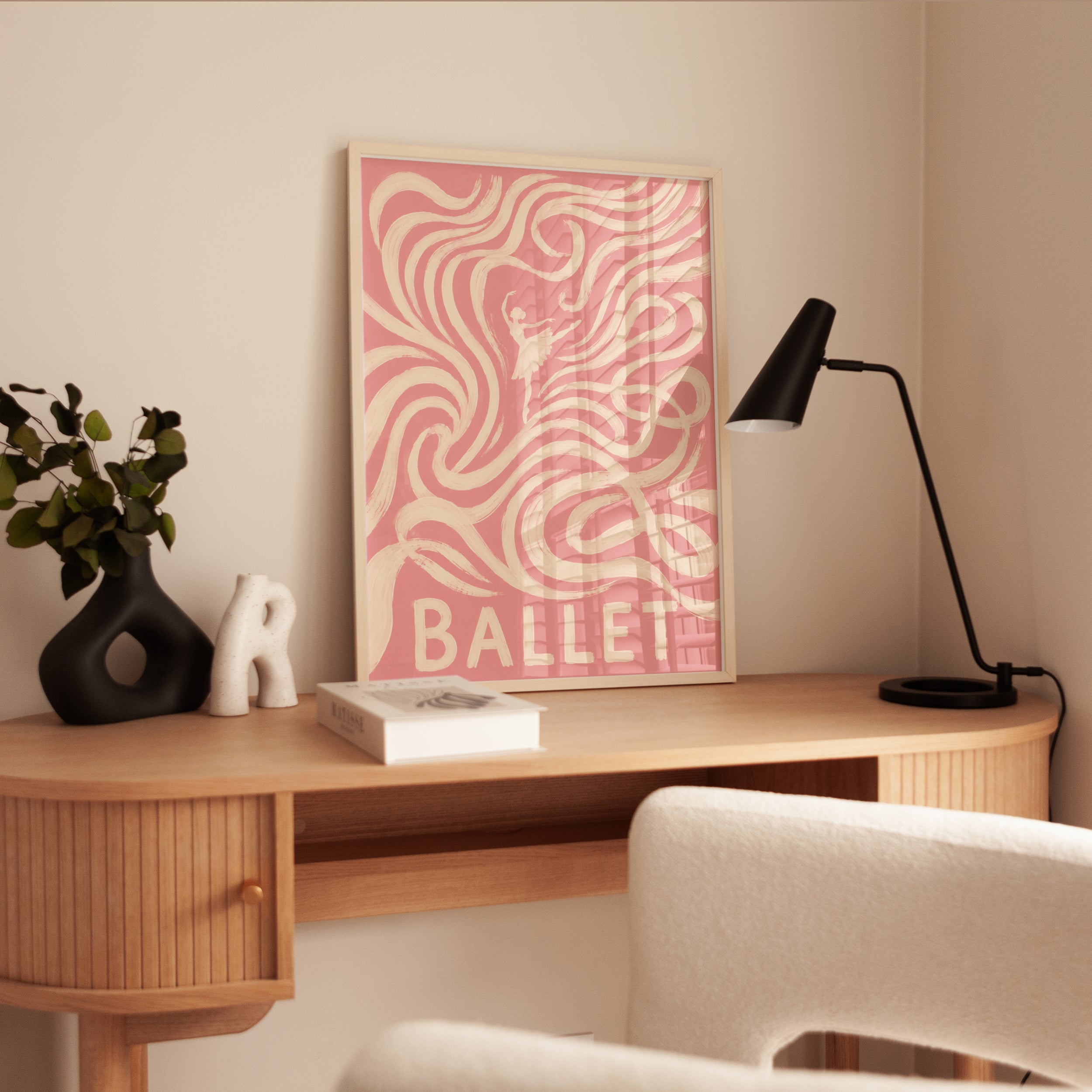 Ballet Poster – Retro Dance Wall Art - interior