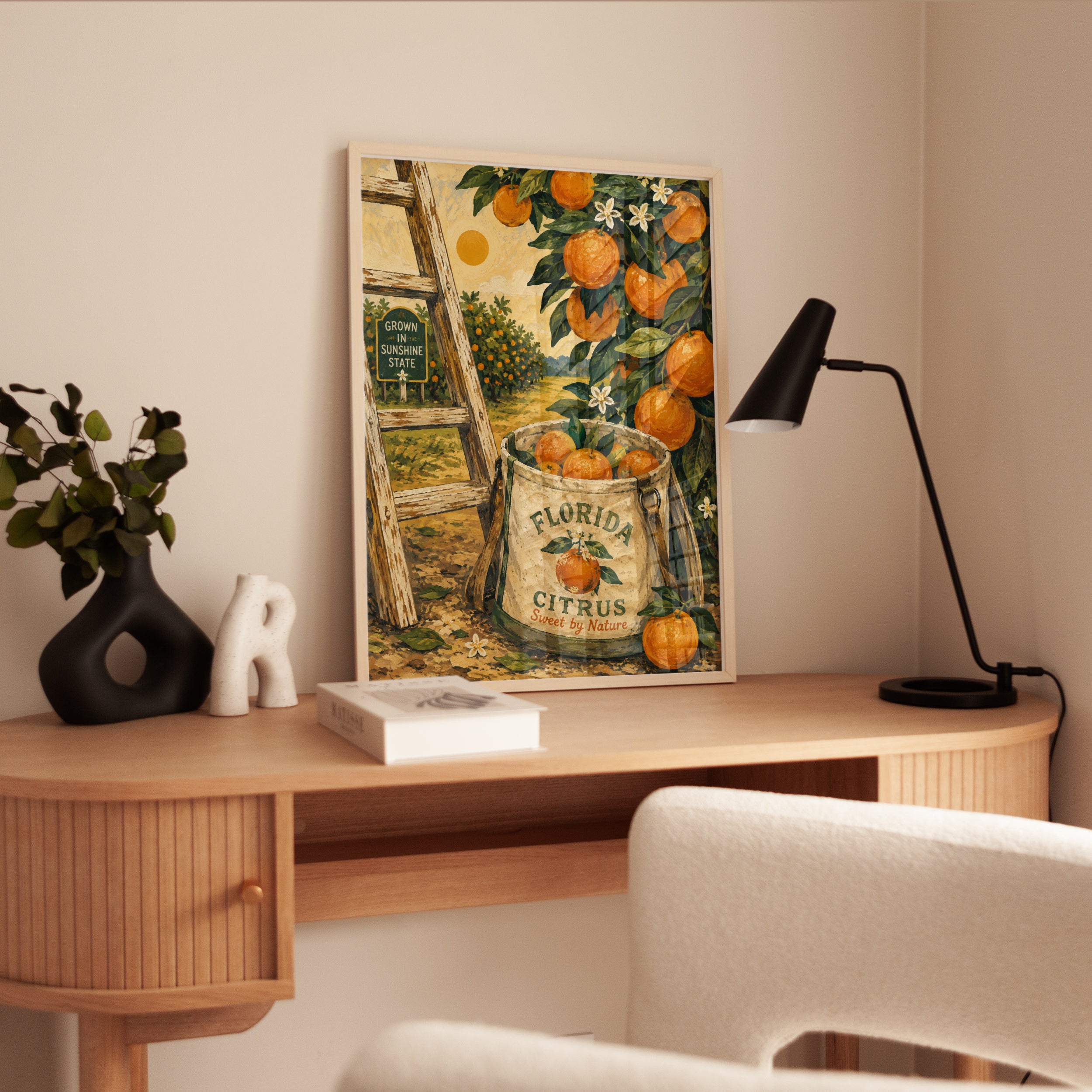 Florida Citrus Poster - interior