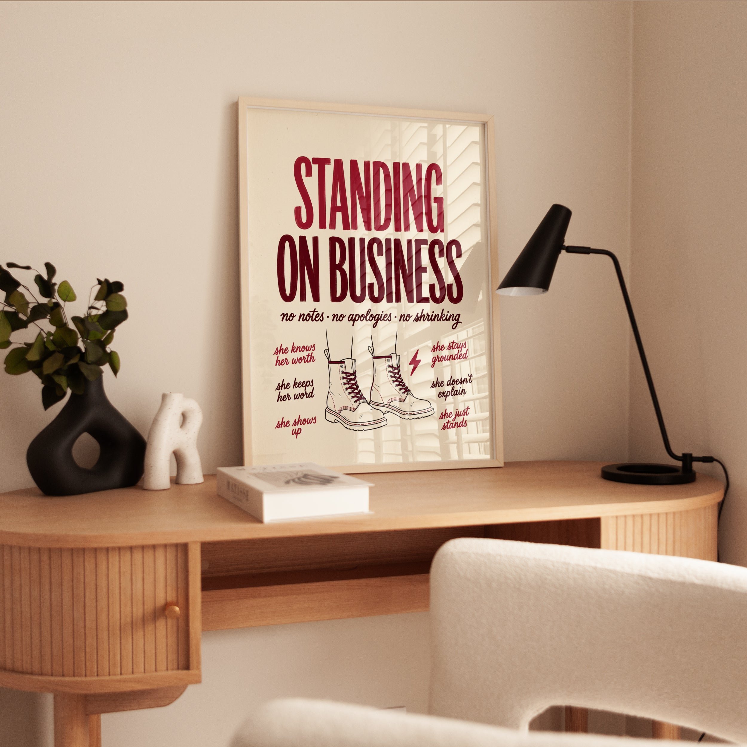 Motivational Feminist Print - interior