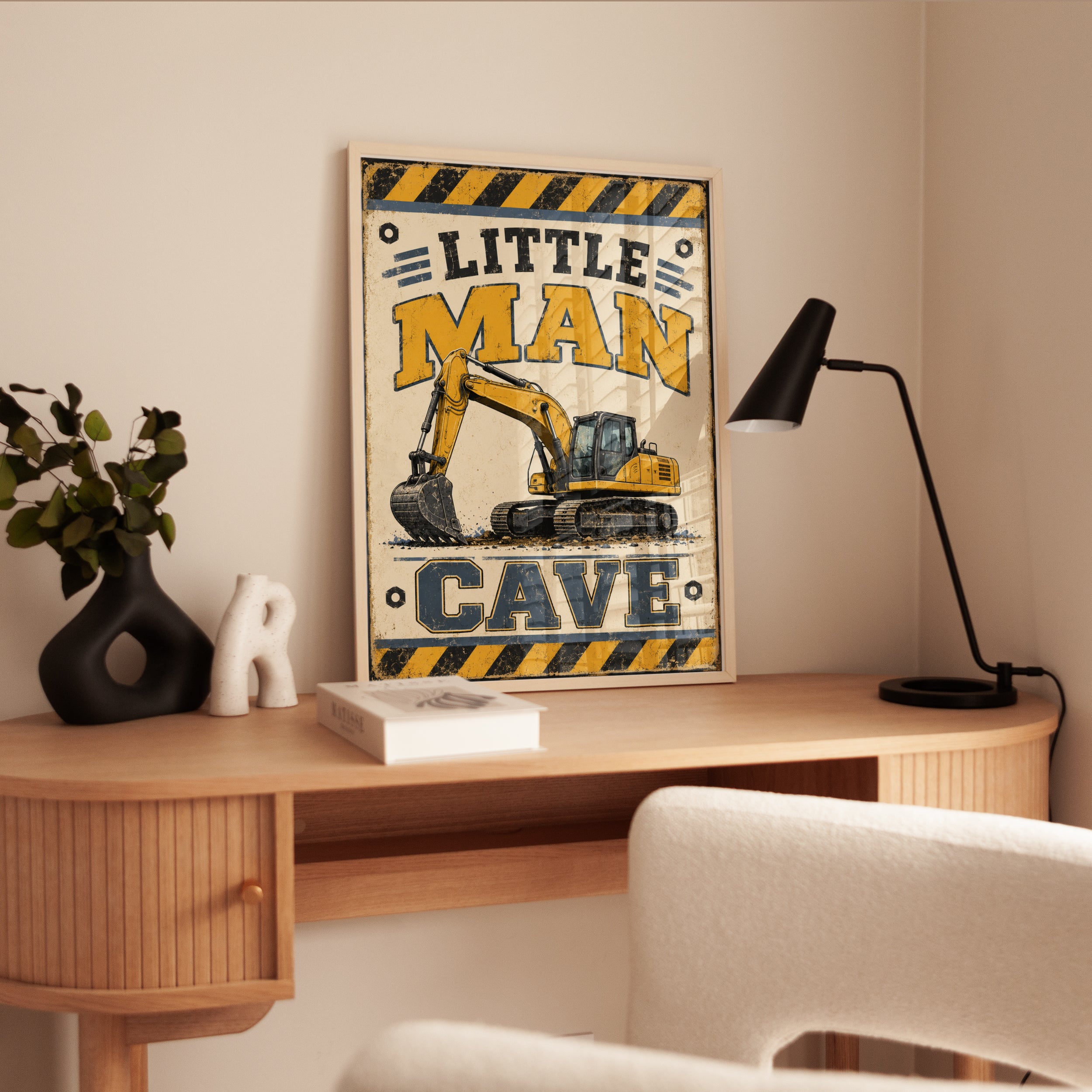 Construction Truck Wall Art - interior