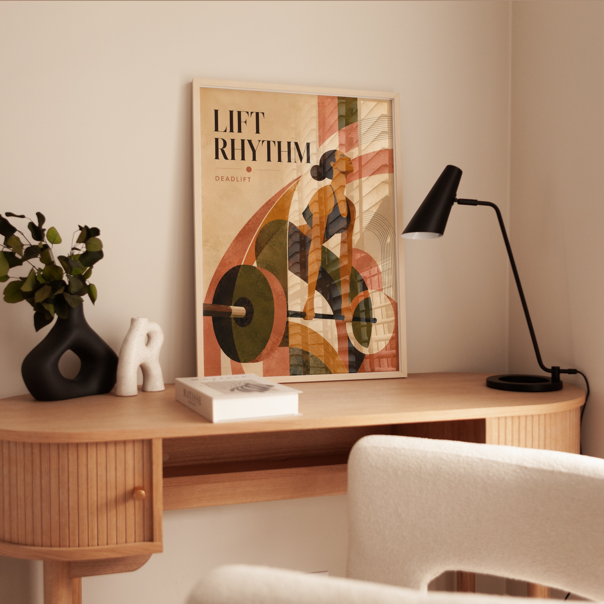 Vintage Gym Poster - interior