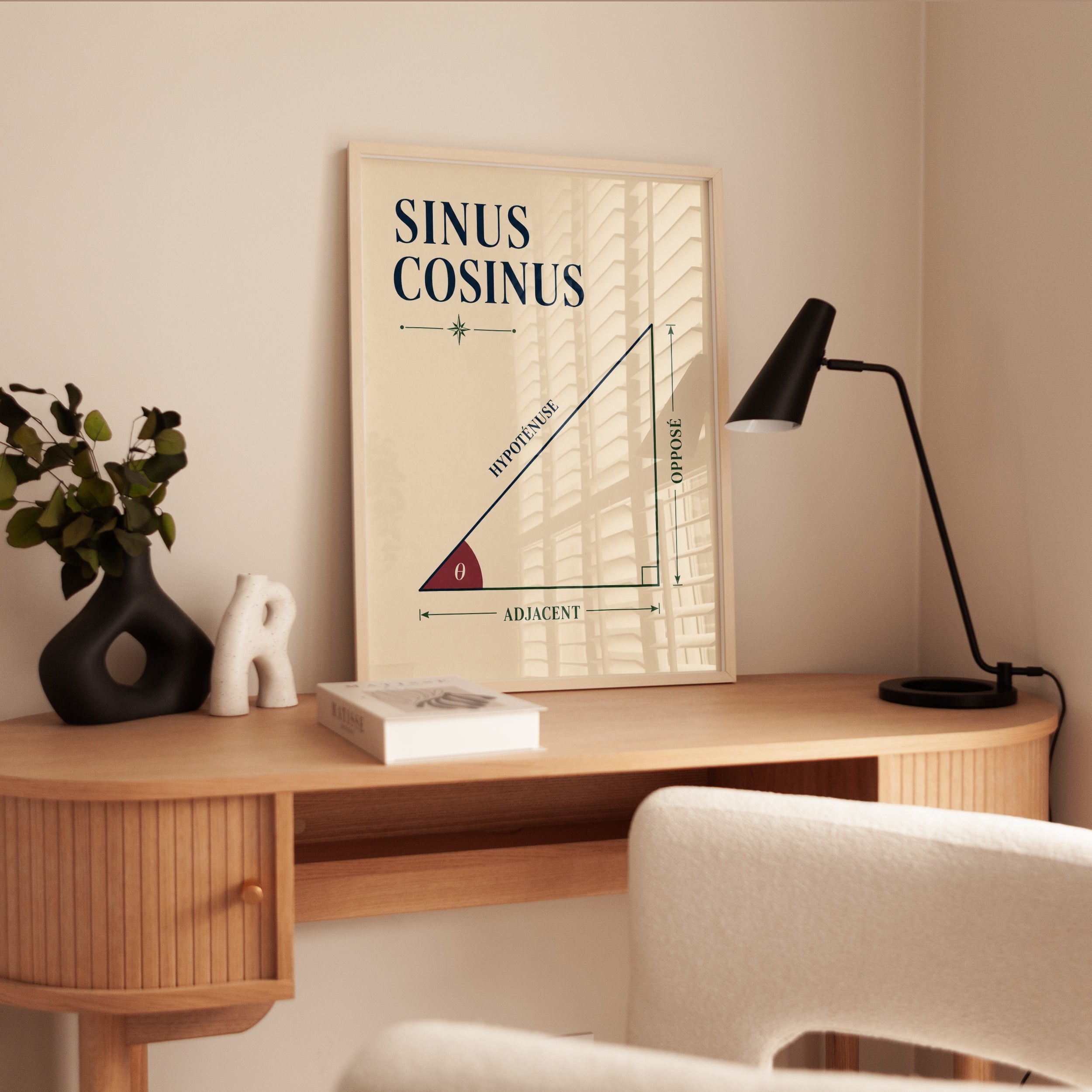 Math Wall Art – Trigonometry Print - interior