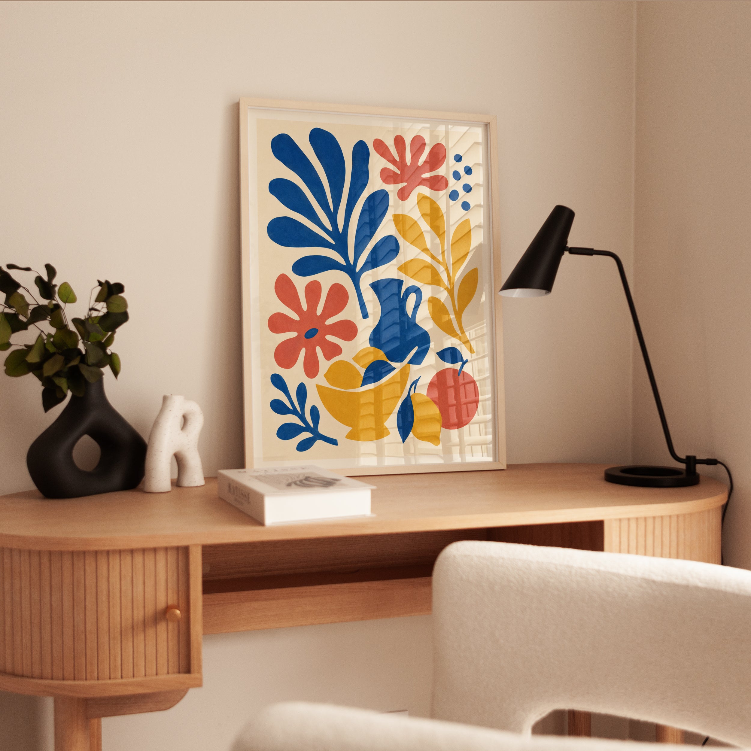 Matisse Cut Out Print – Still Life Wall Art - interior