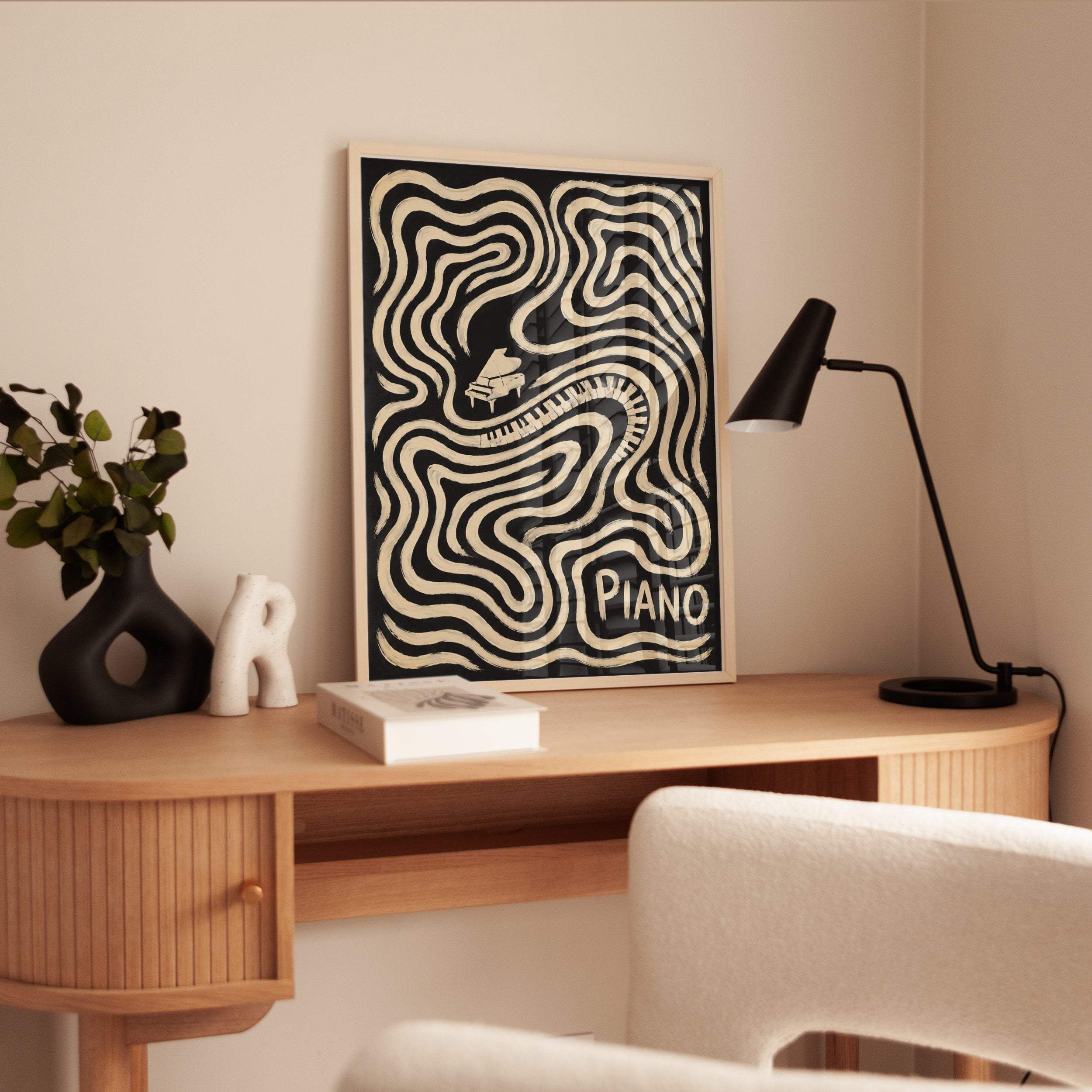Piano Wall Art – Music Room Decor - interior