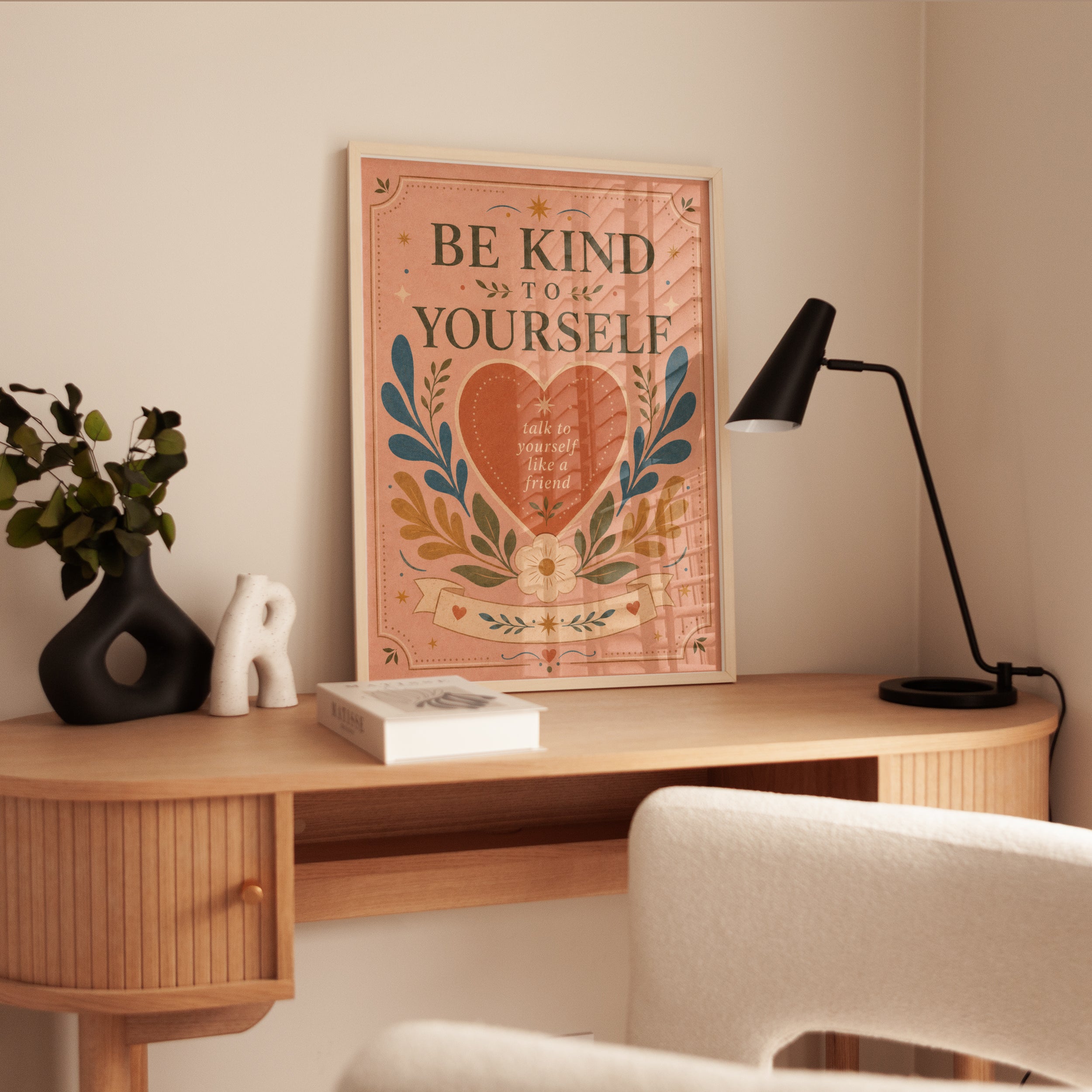 Be Kind To Yourself Print - interior