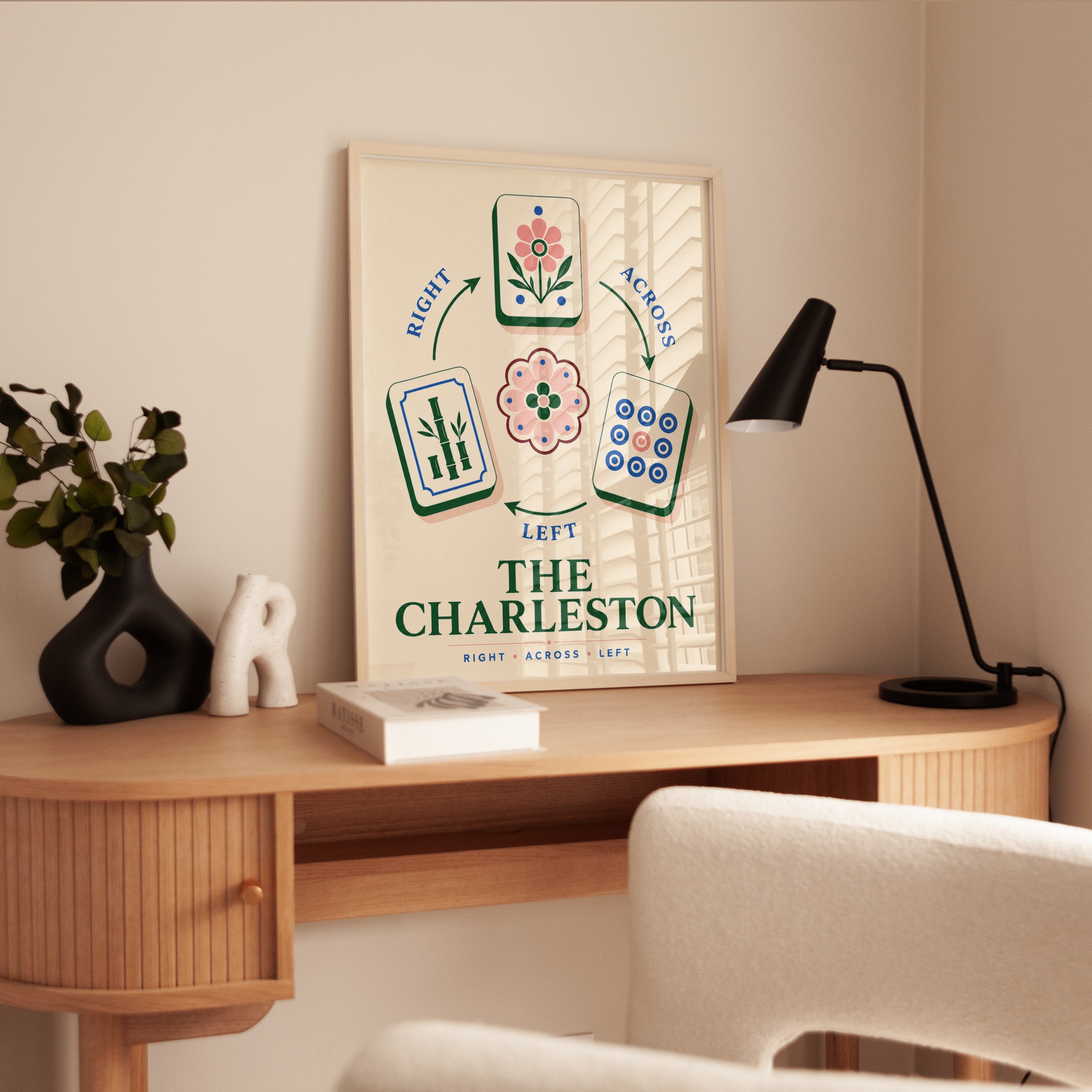 Retro Game Wall Art – Vintage Typography Print - interior