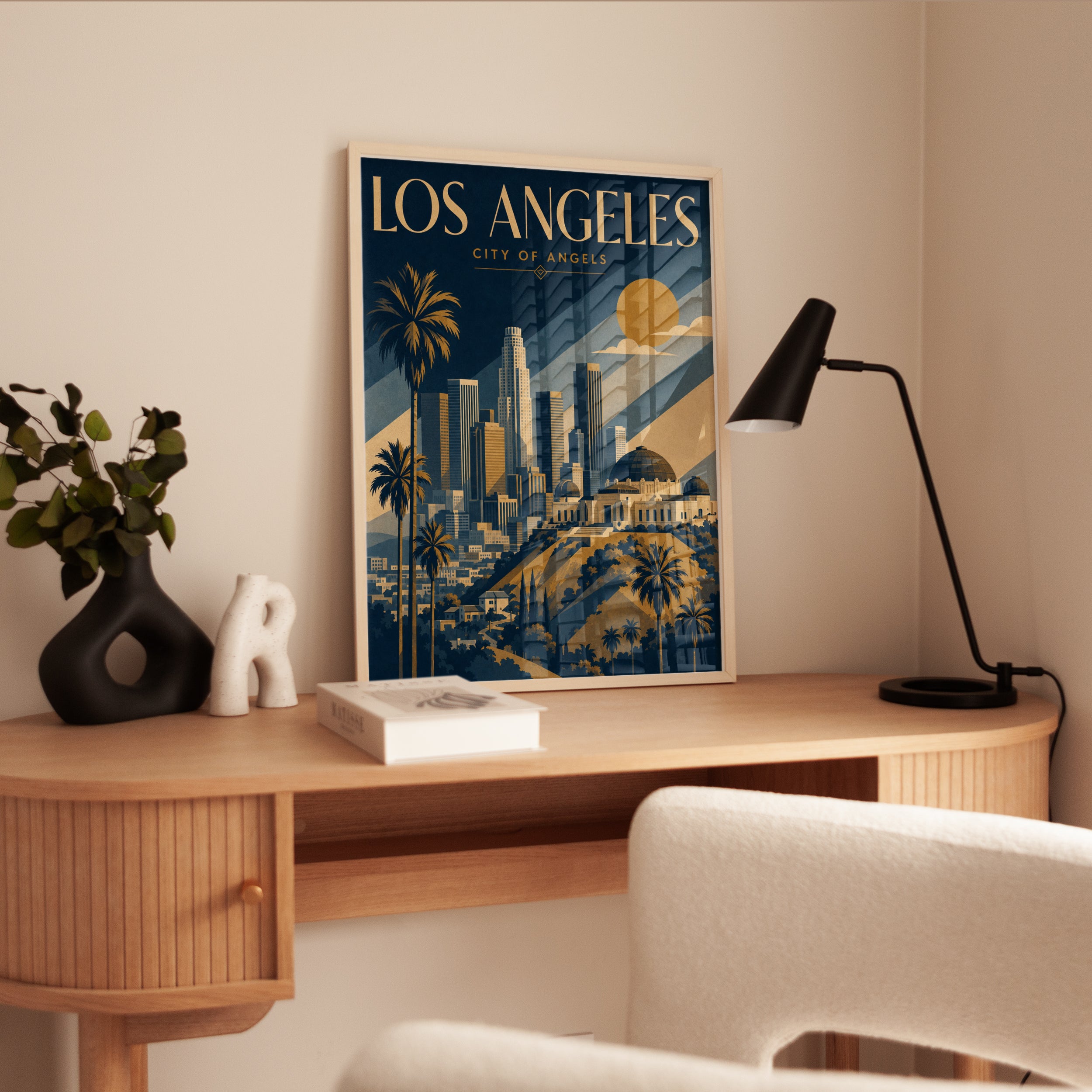 Los Angeles Poster – Vintage Travel Print - interior