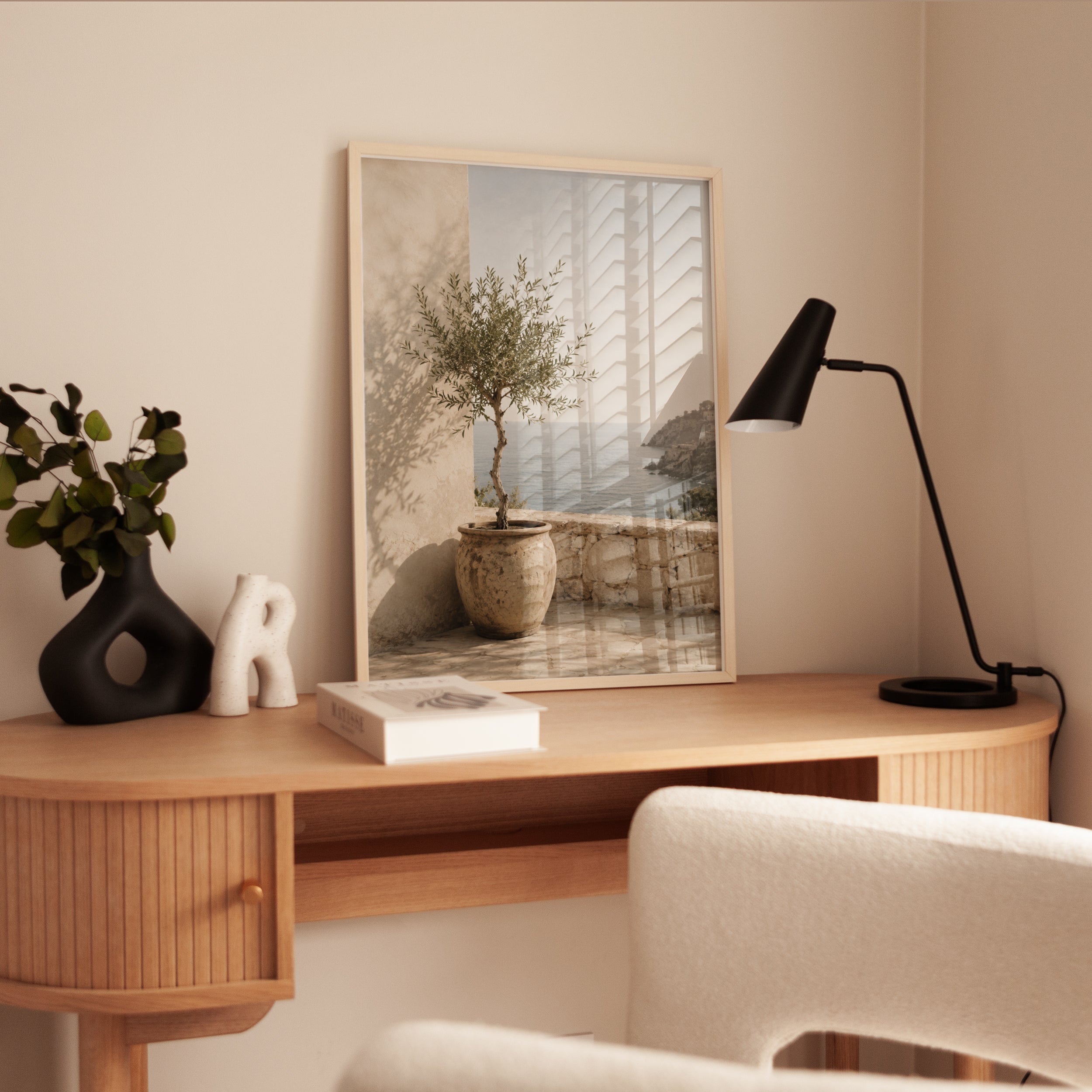 Mediterranean Olive Tree Print - interior