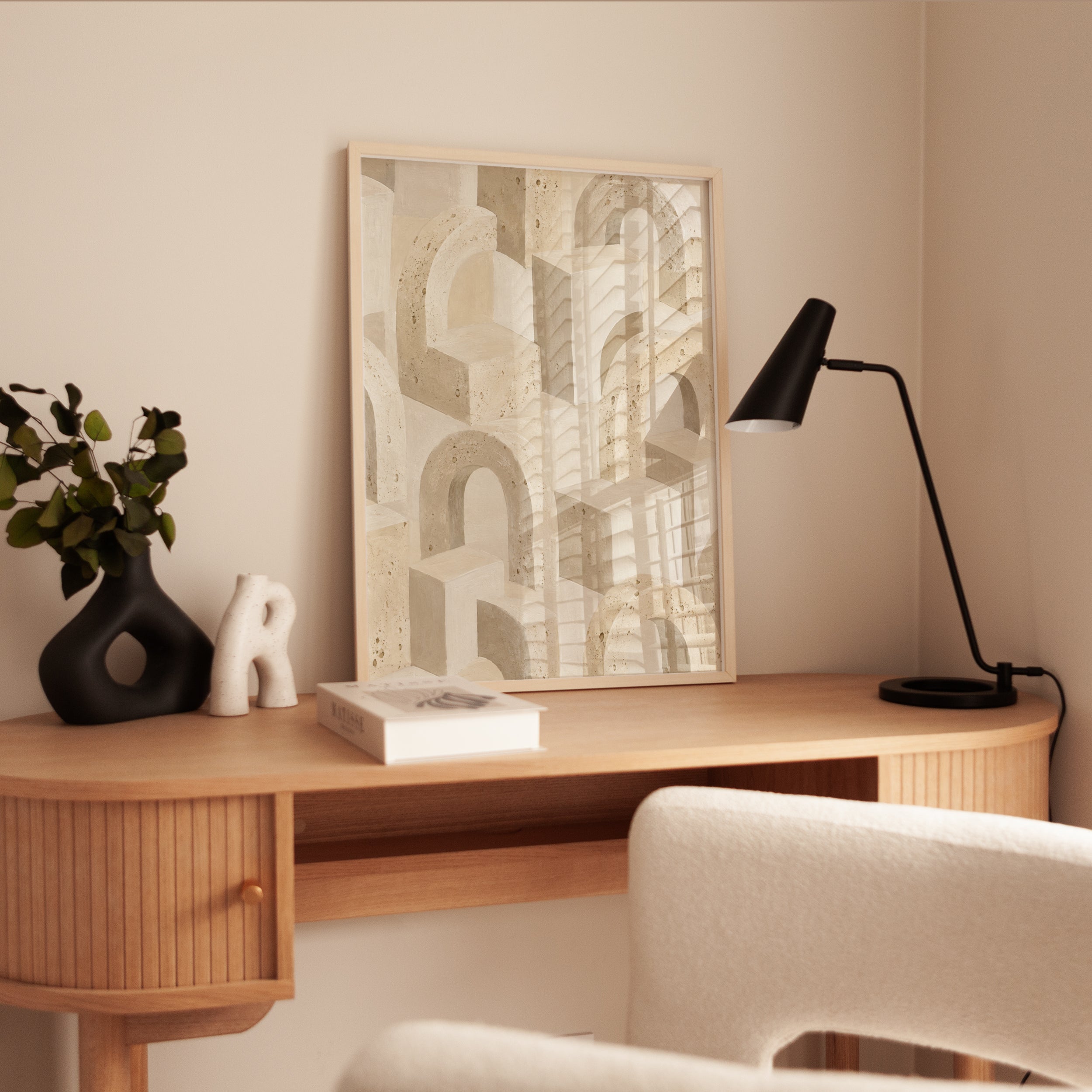 Geometric Arch Wall Art - interior