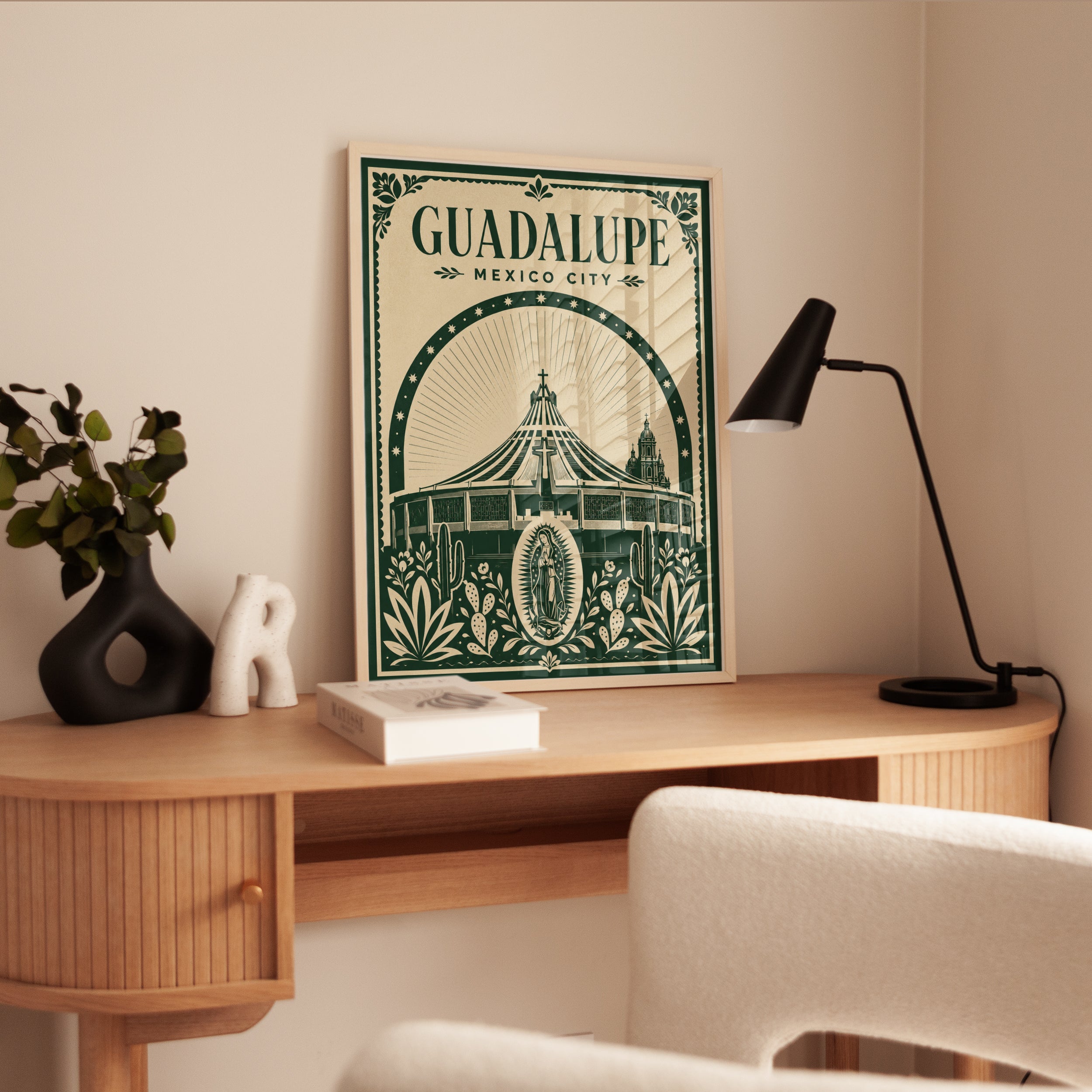 Guadalupe Mexico Poster – Mexico City Print - interior