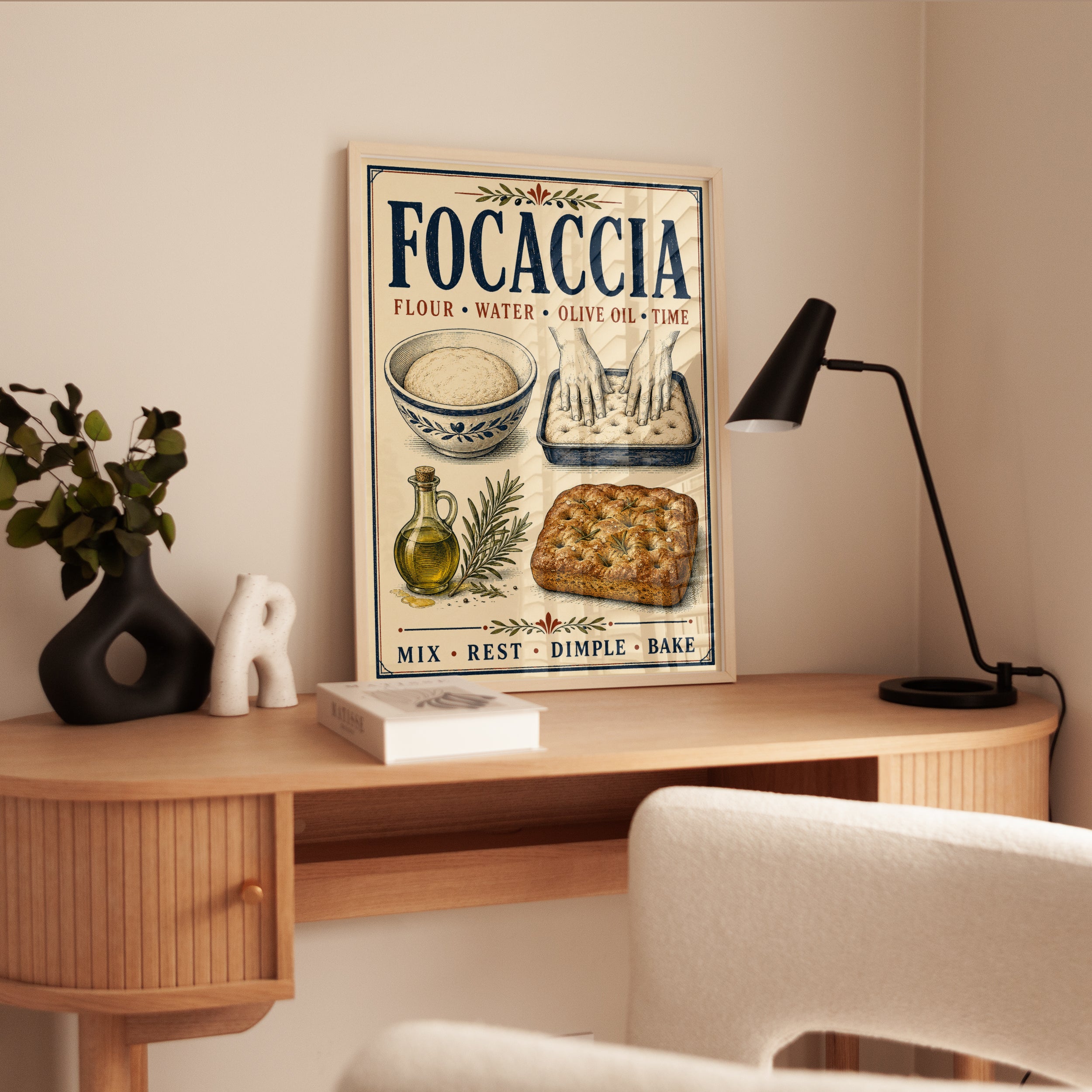 Focaccia Kitchen Wall Art - interior