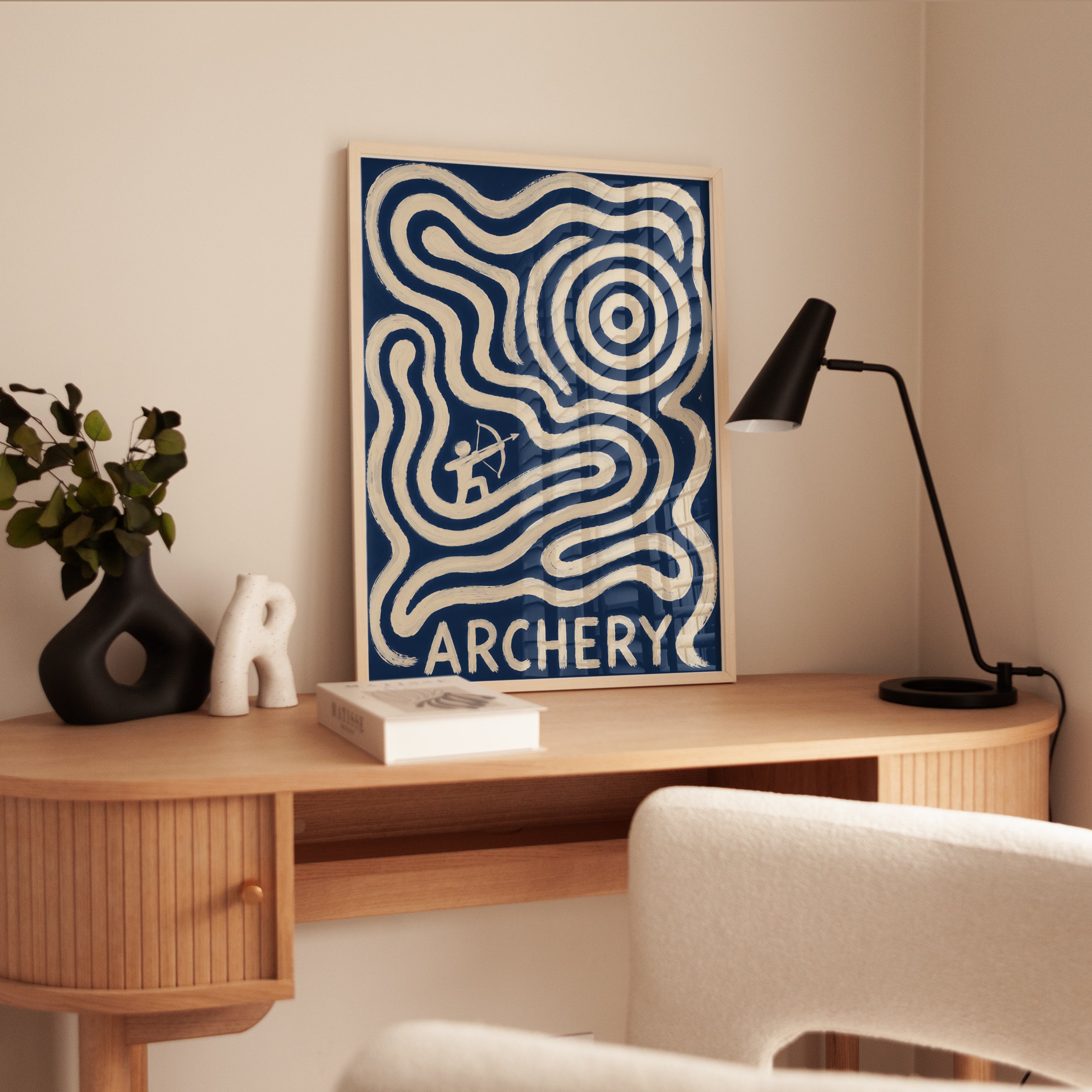 Archery Wall Art – Vintage Sports Poster - interior