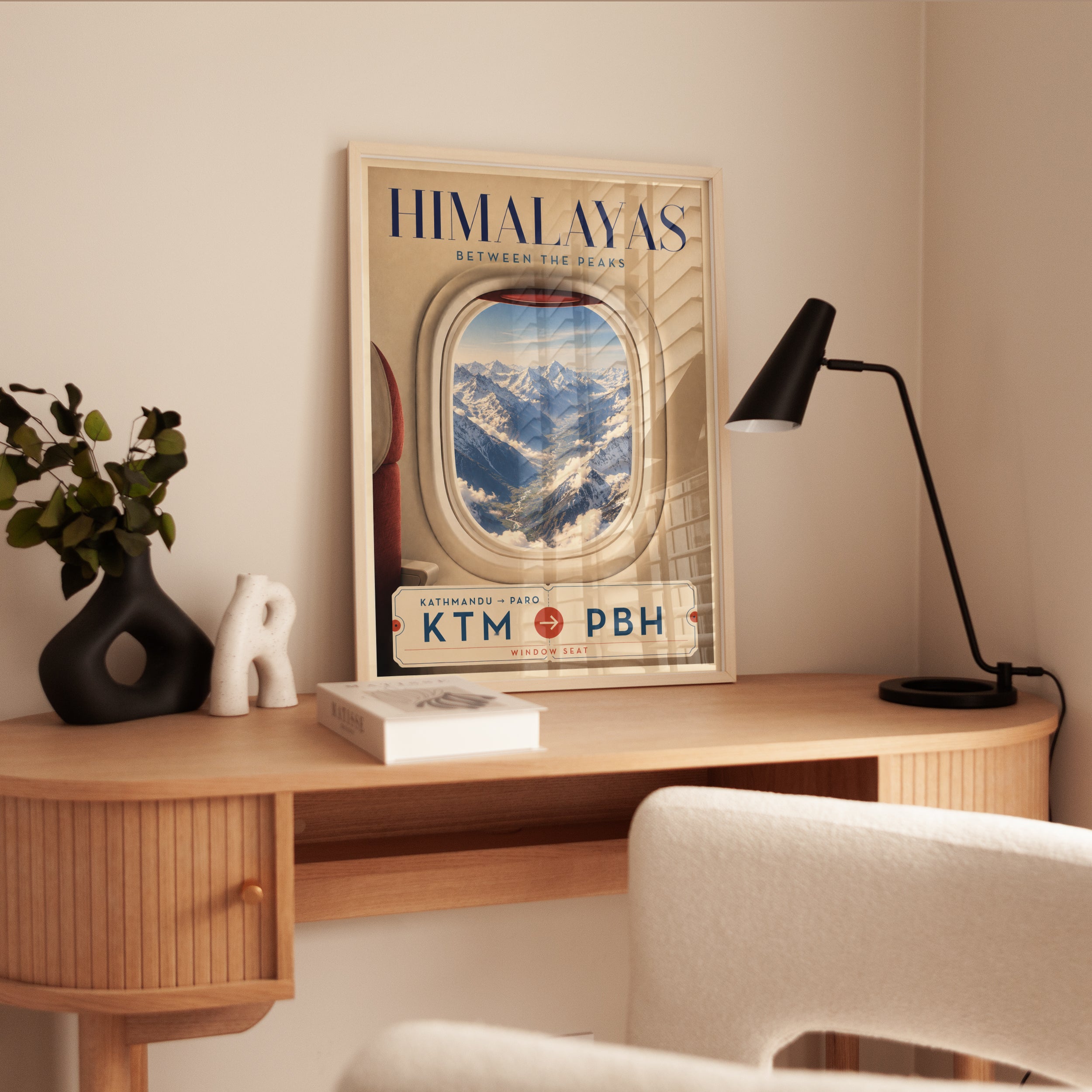 Himalayas Travel Poster - interior