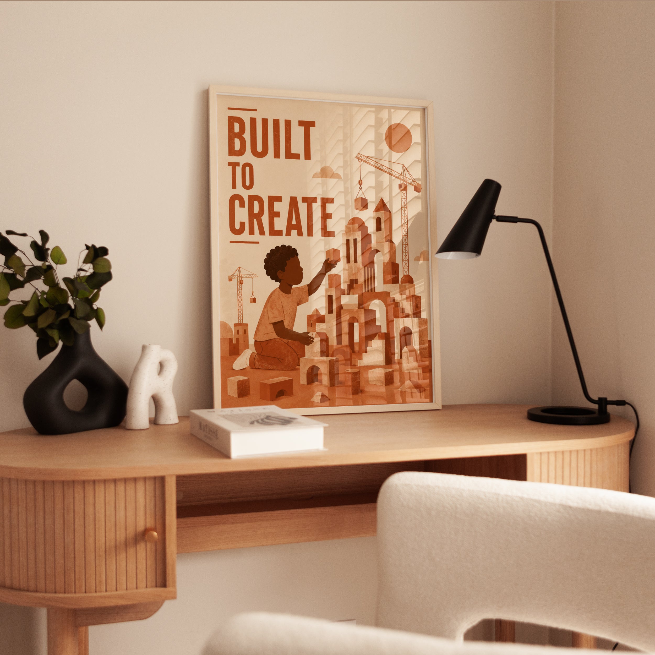 Kids Room Wall Art – Built To Create Print - interior