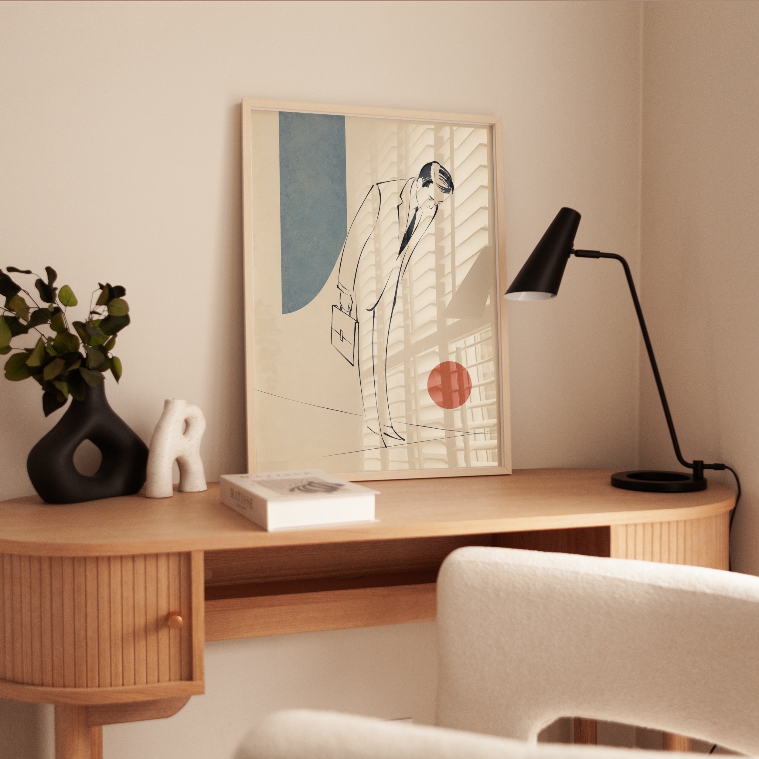 Minimalist Line Art Print – Fashion Illustration - interior