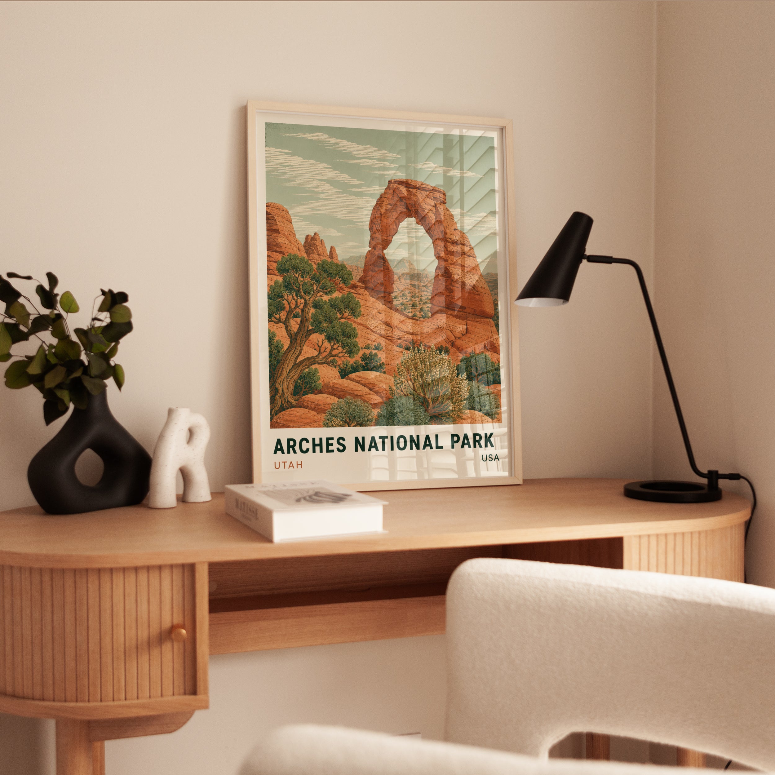 National Park Wall Art – Vintage Travel Poster - interior