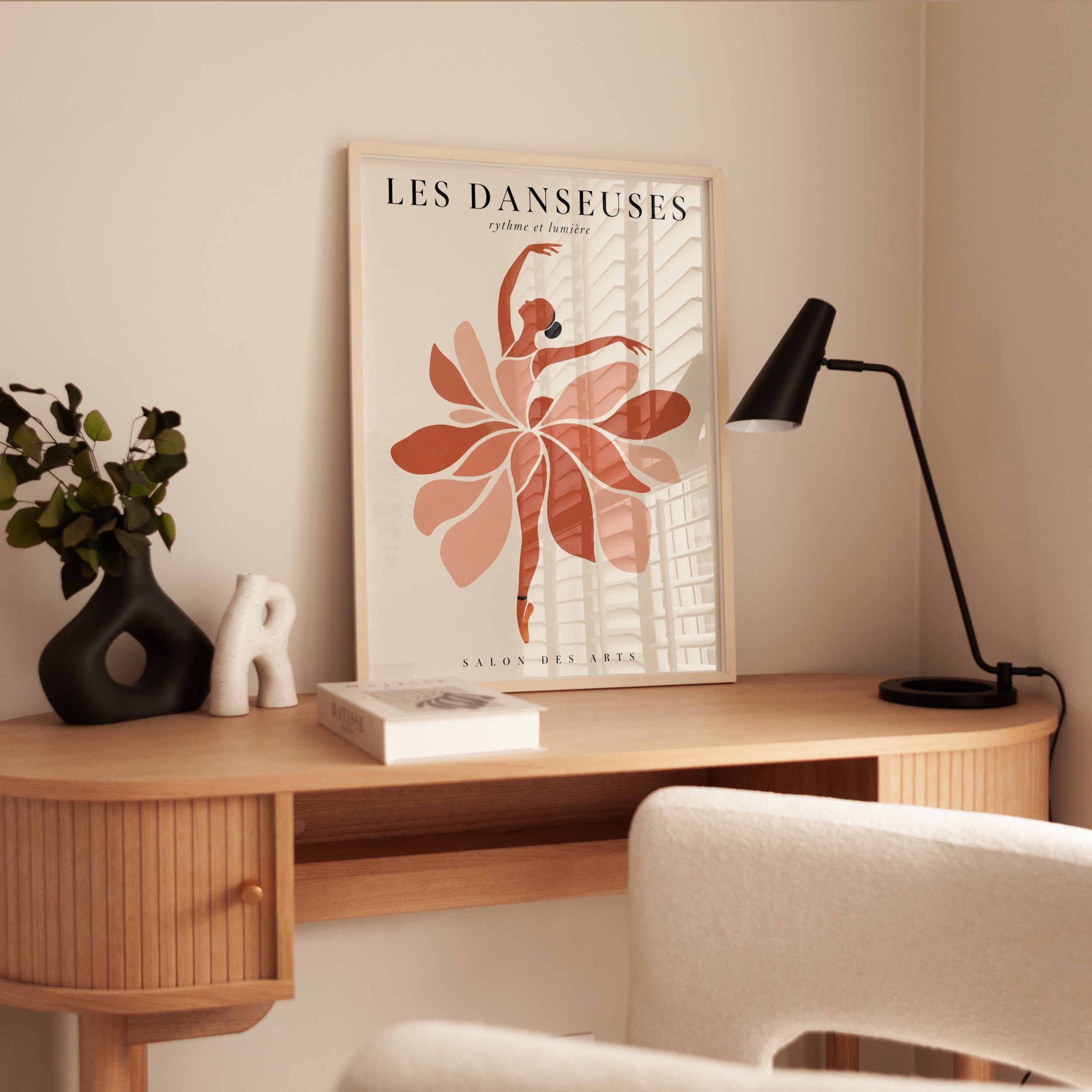 Ballet Dancer Print – French Art Deco Poster - interior