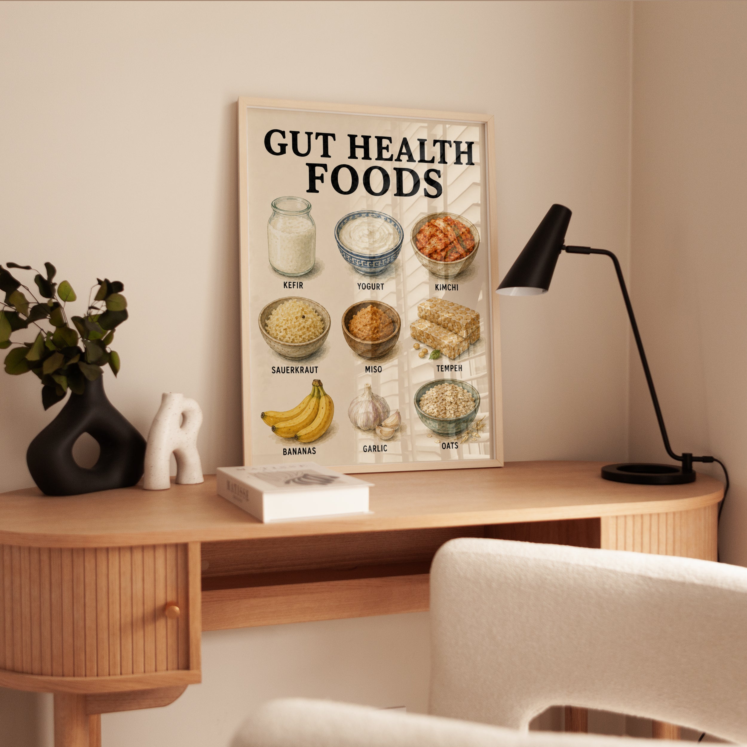 Gut Health Foods Poster - interior