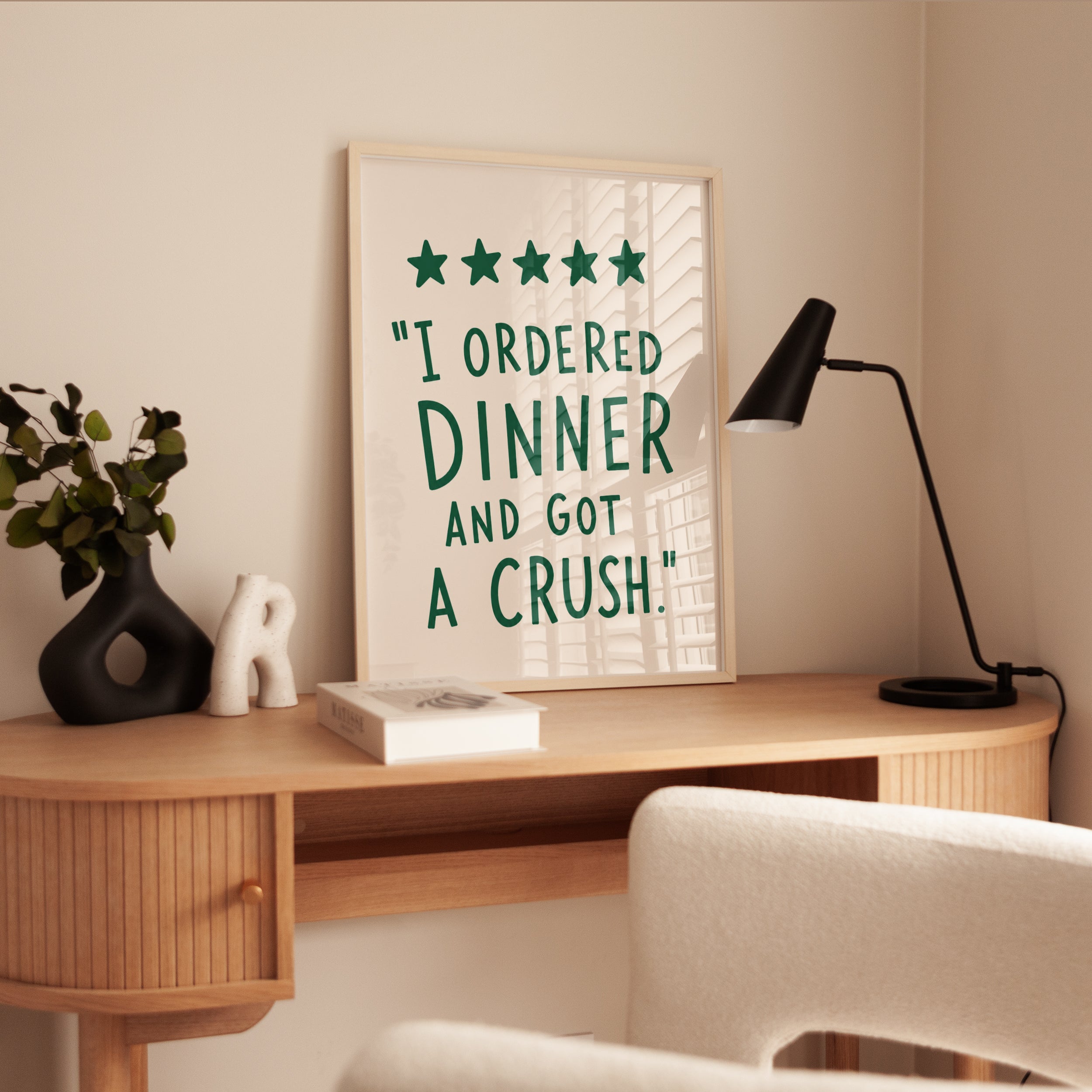 Funny Food Print – Five Star Review - interior