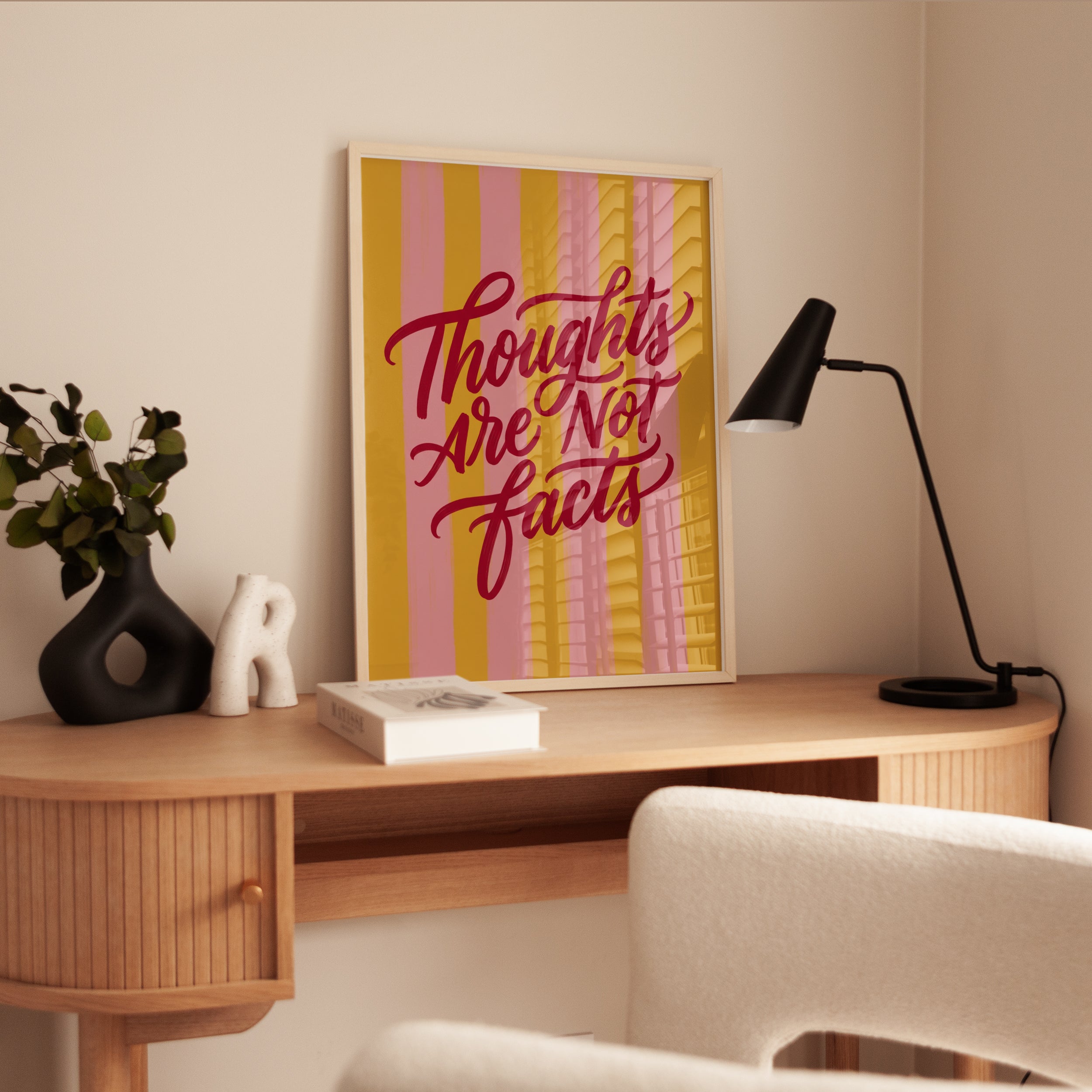 Retro Typography Poster - interior