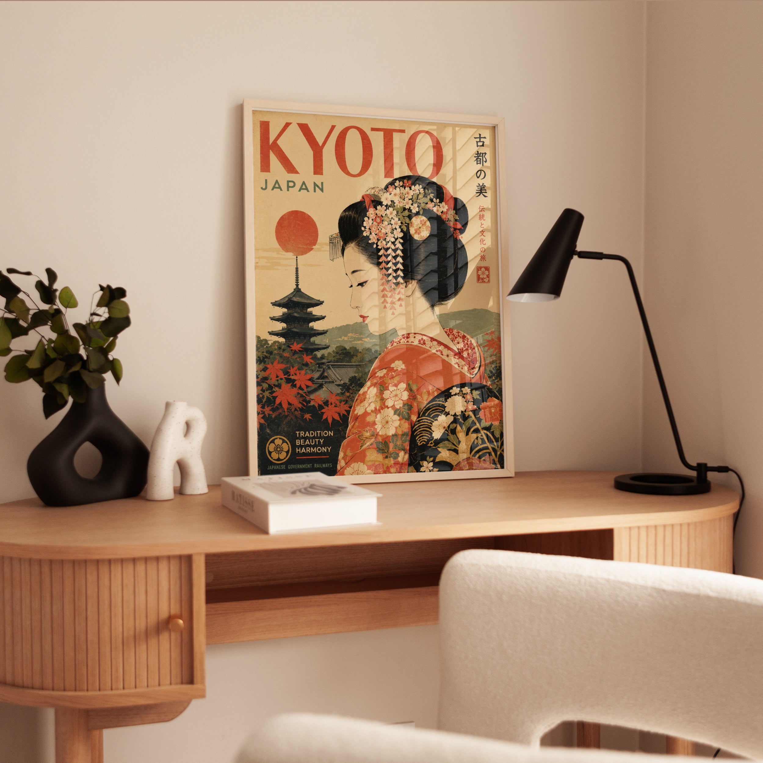 Kyoto Travel Poster – Japan Wall Art - interior