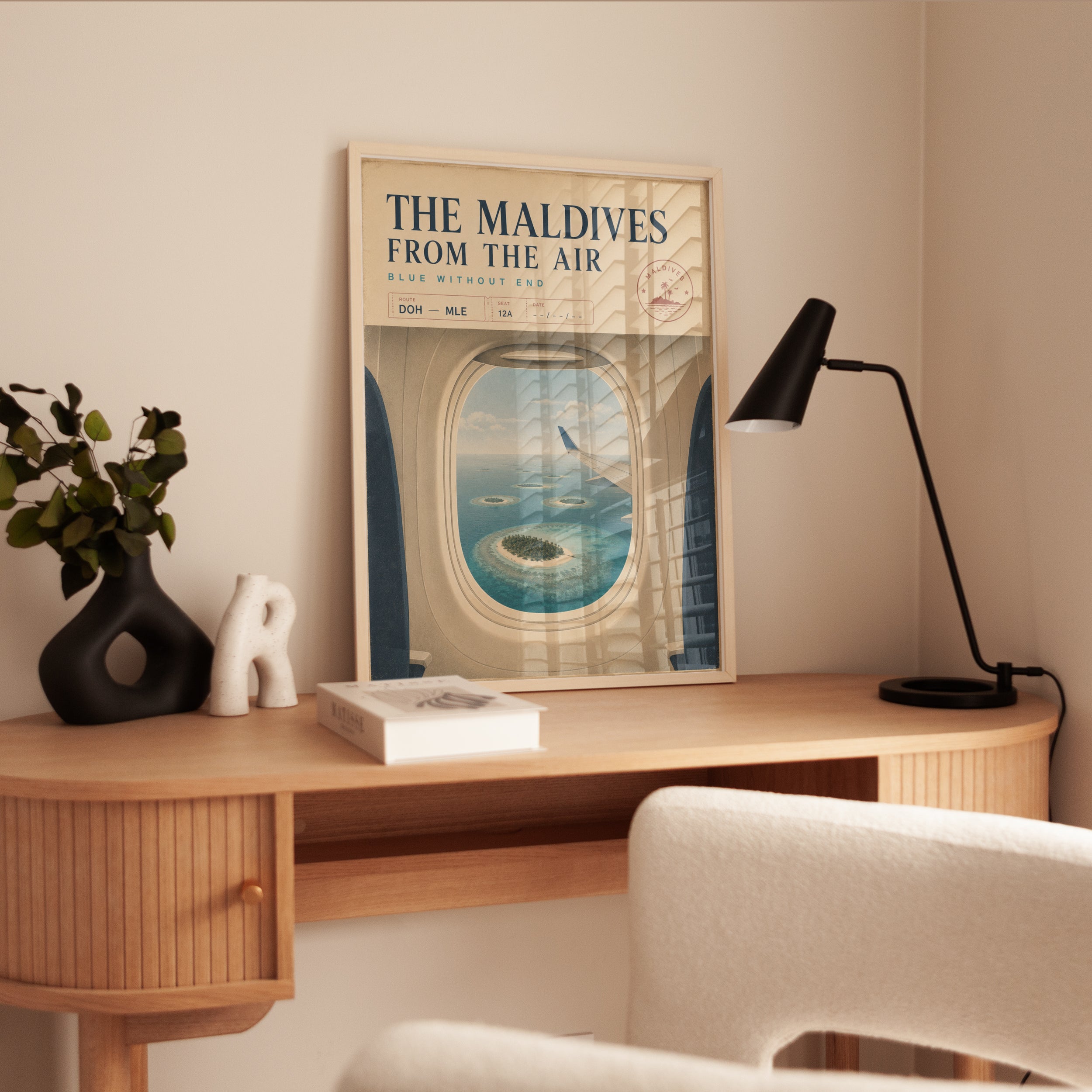 Maldives Travel Poster - interior